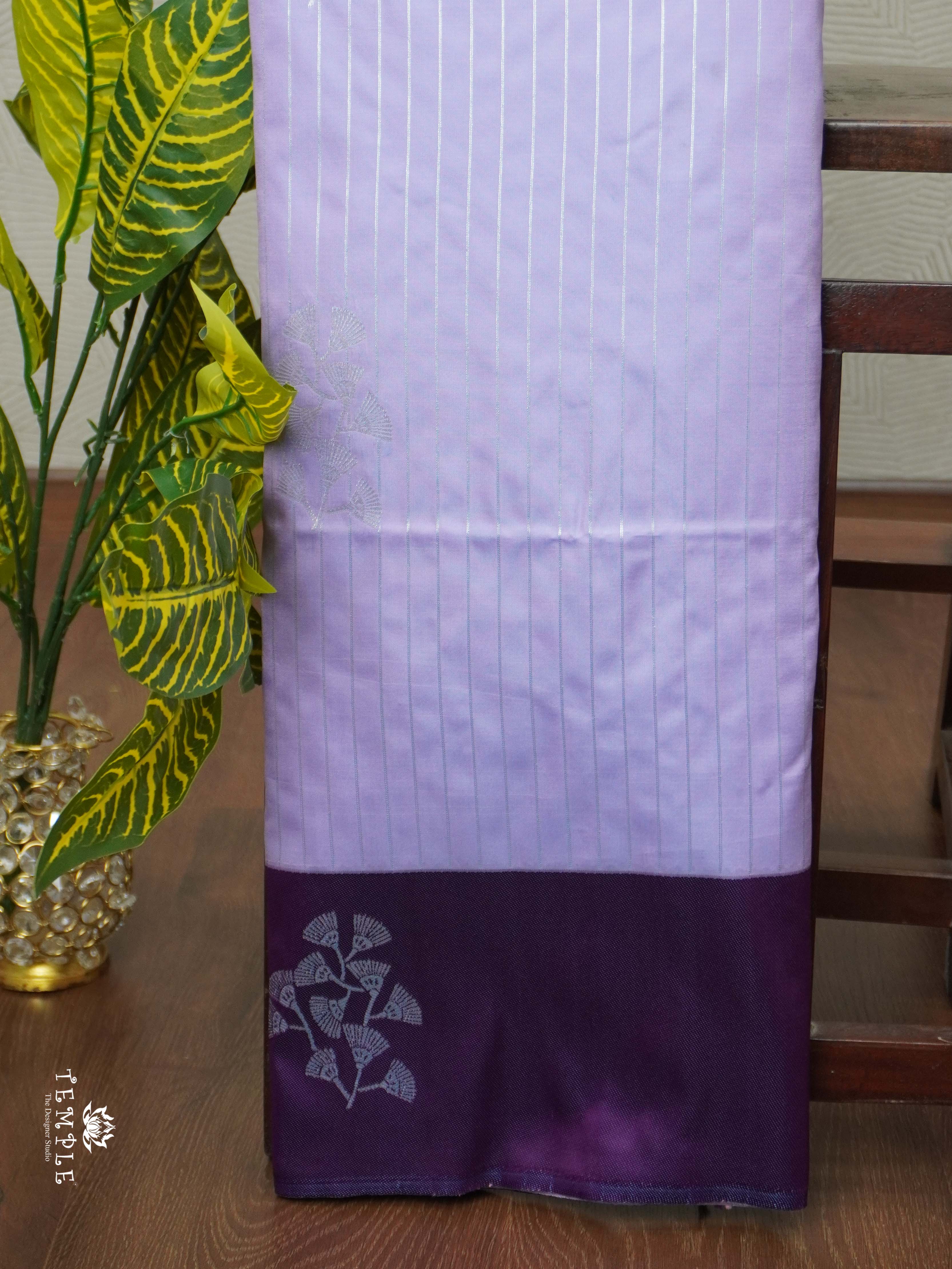 Lichi Silk Saree With Zari woven Pattern | TTDS2101