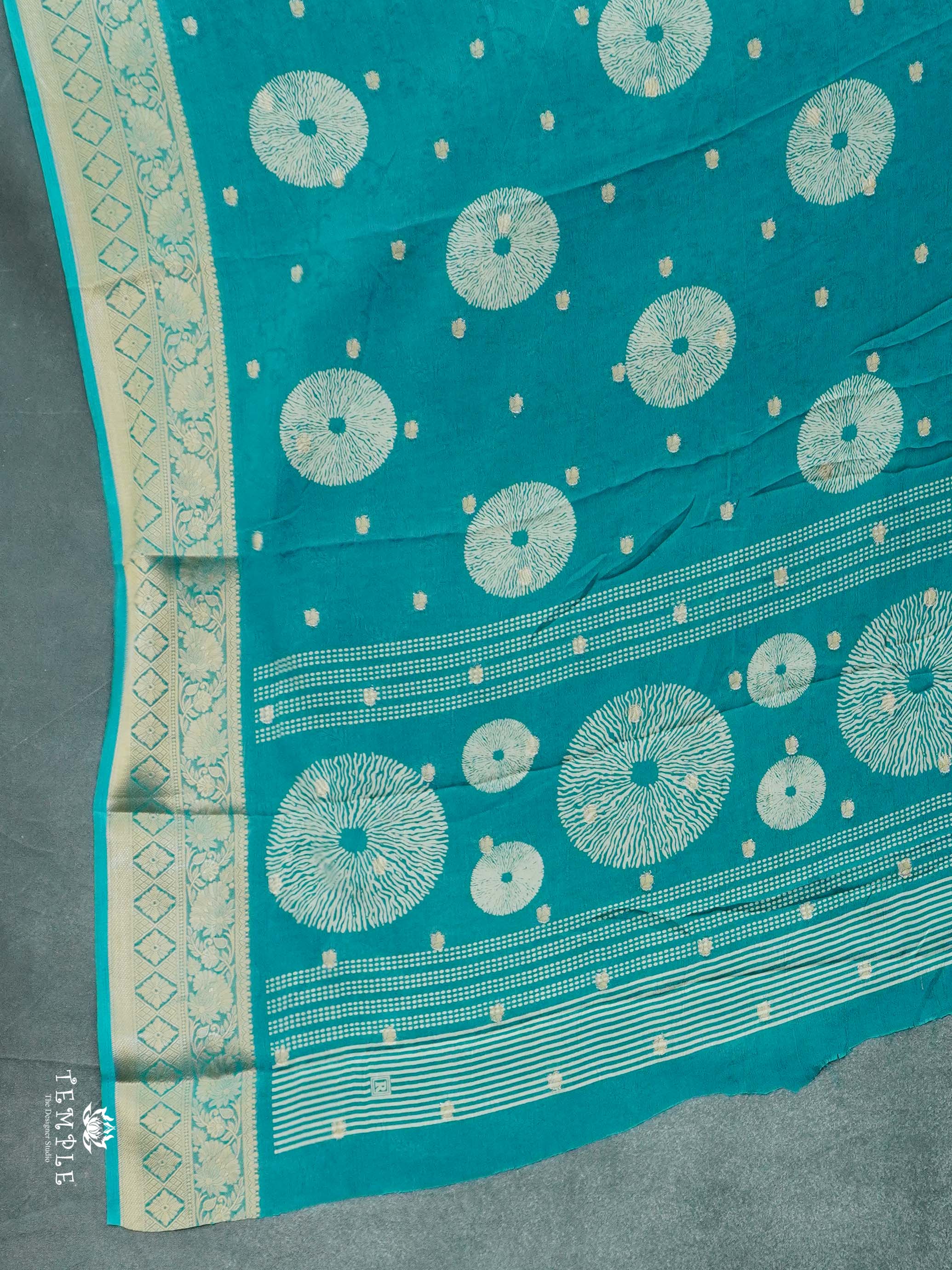 Chakra Zari Georgette Saree | TTDS2615
