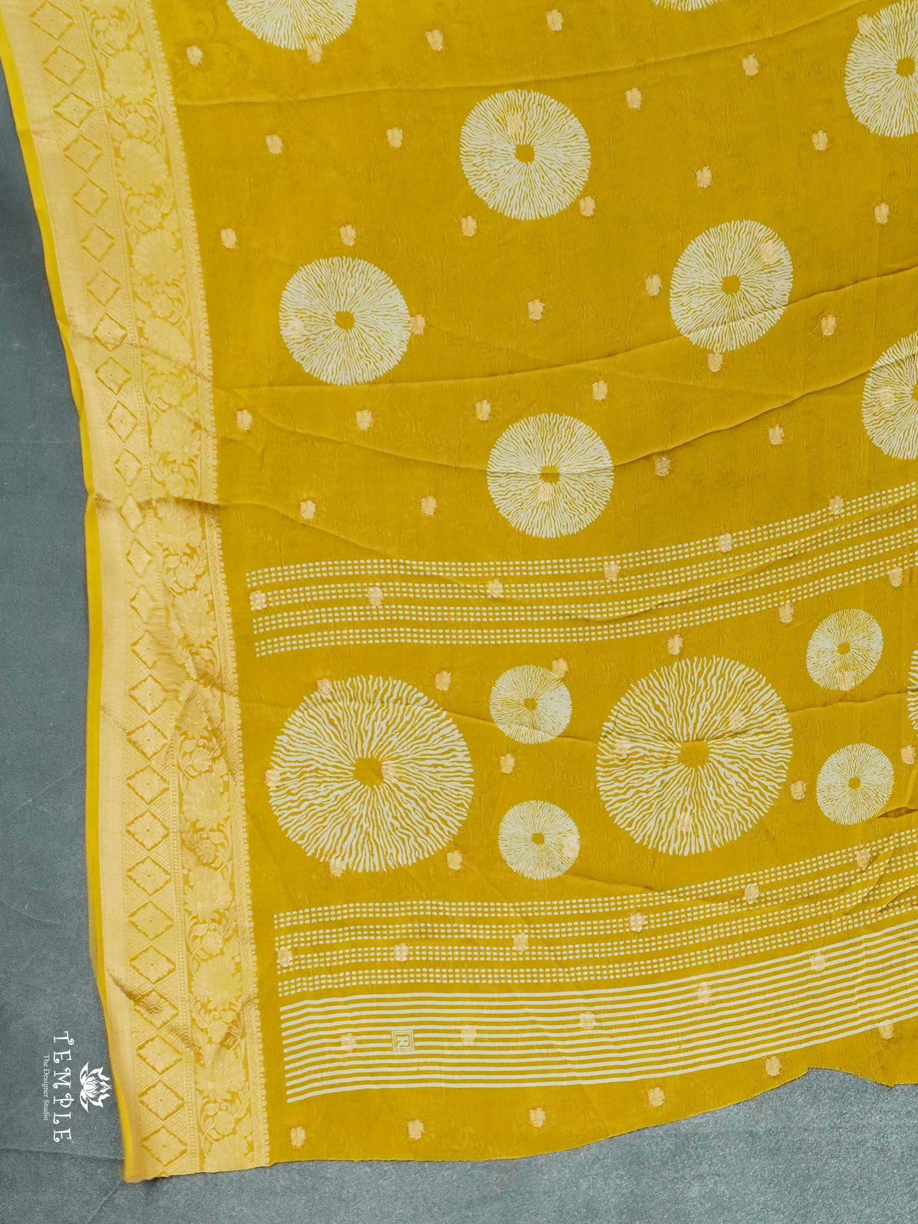 Chakra Zari Georgette Saree | TTDS2615