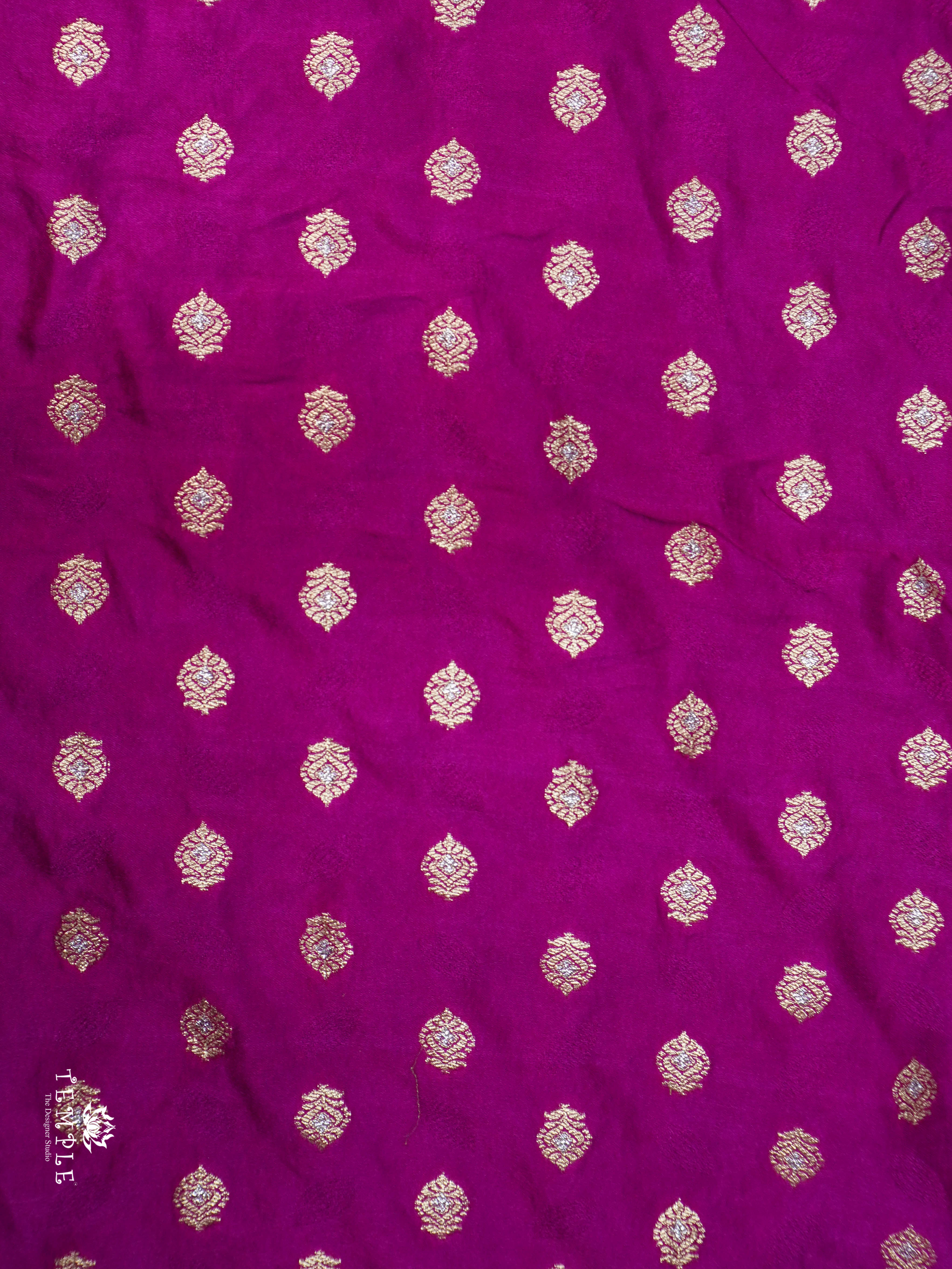 Embroidery Kora Tissue Saree | Design 8 | TTDS1648