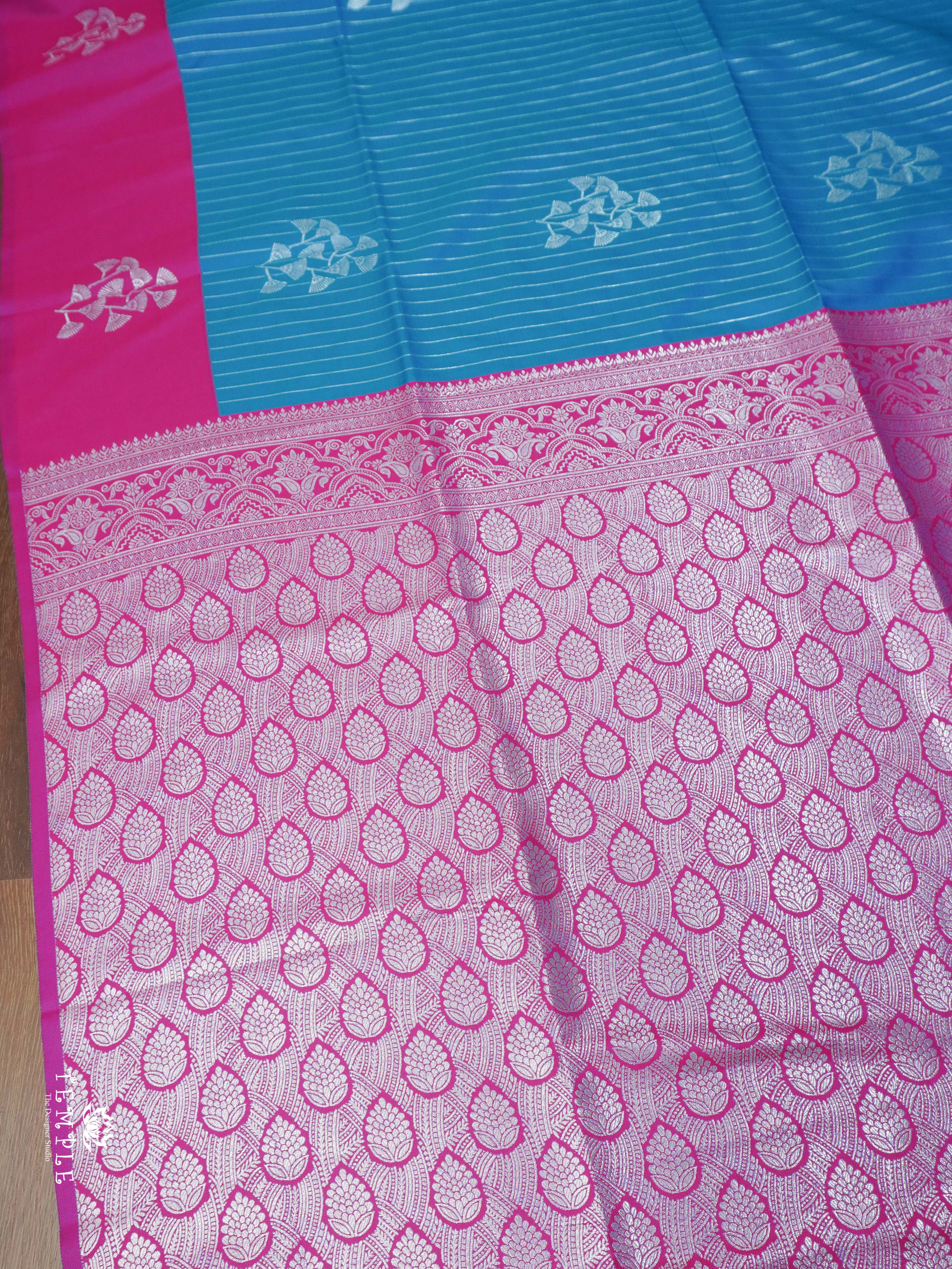 Lichi Silk Saree With Zari woven Pattern | TTDS2101