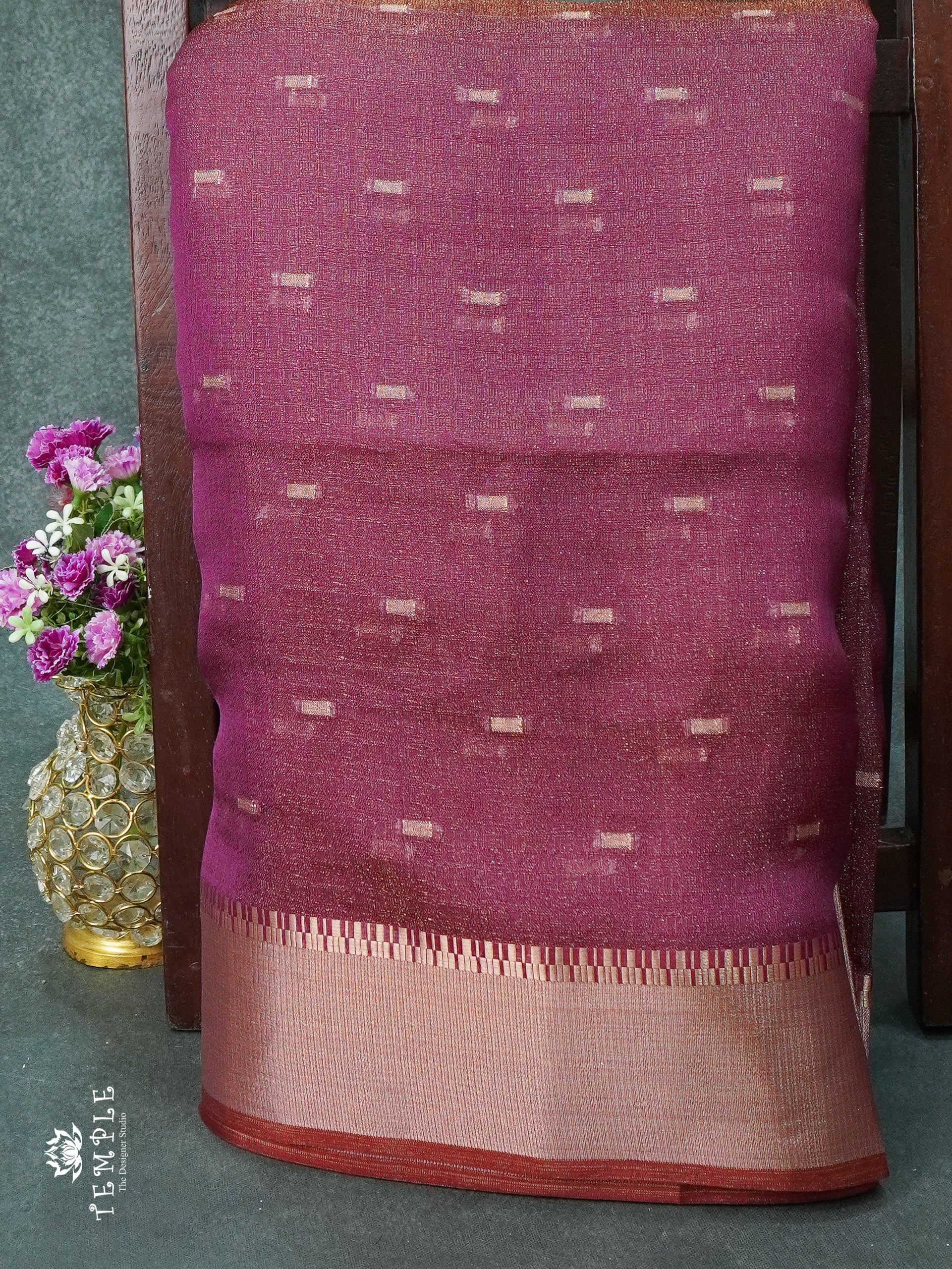 Tissue Organza Saree | TTDS1221