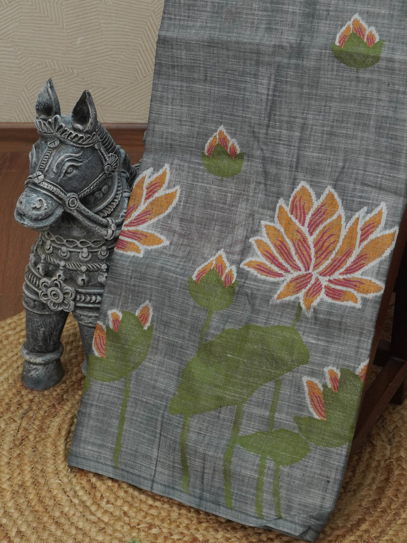 Khadi Cotton Saree | TTDS3537
