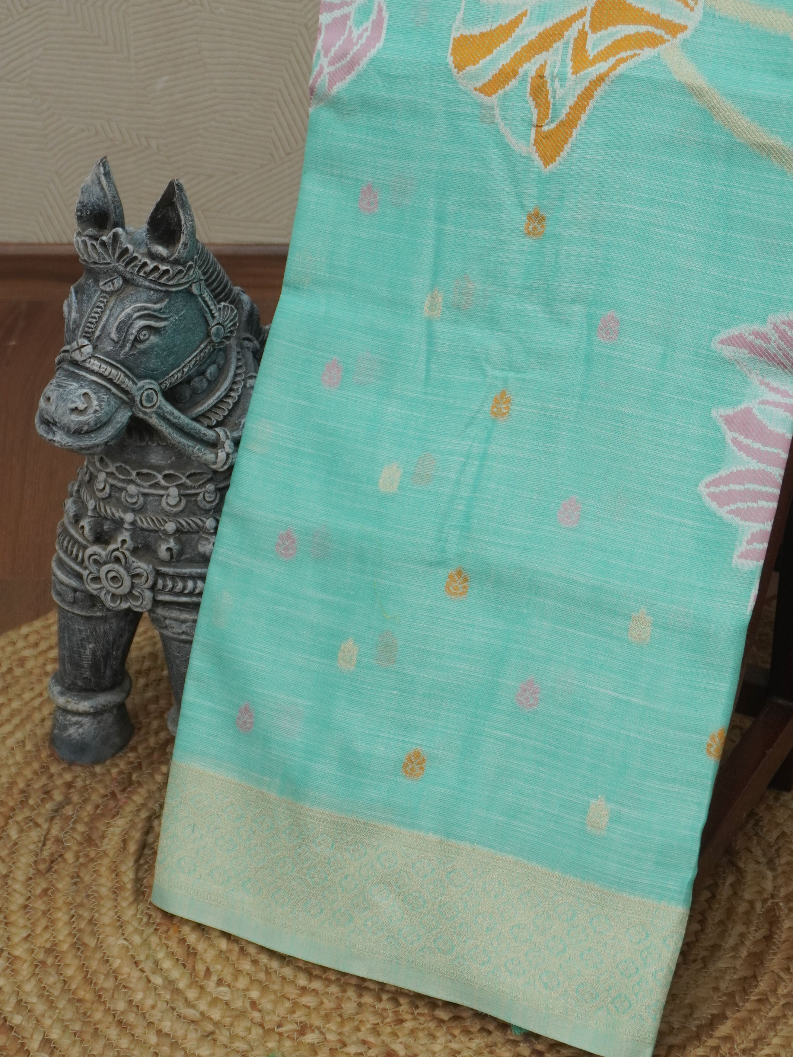 Khadi Cotton Saree | TTDS3547