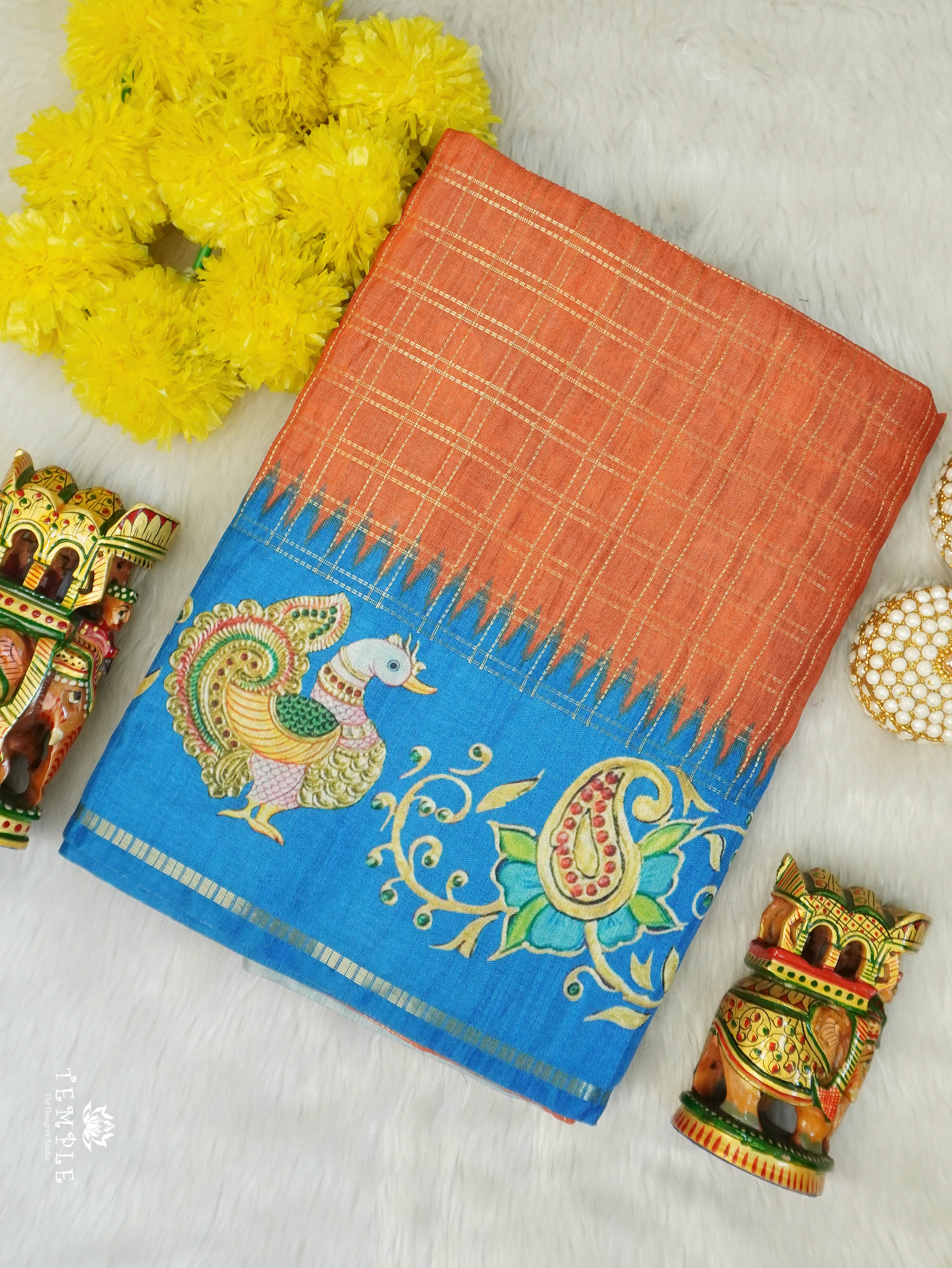 Handloom Matka Silk Saree | TTDS3112