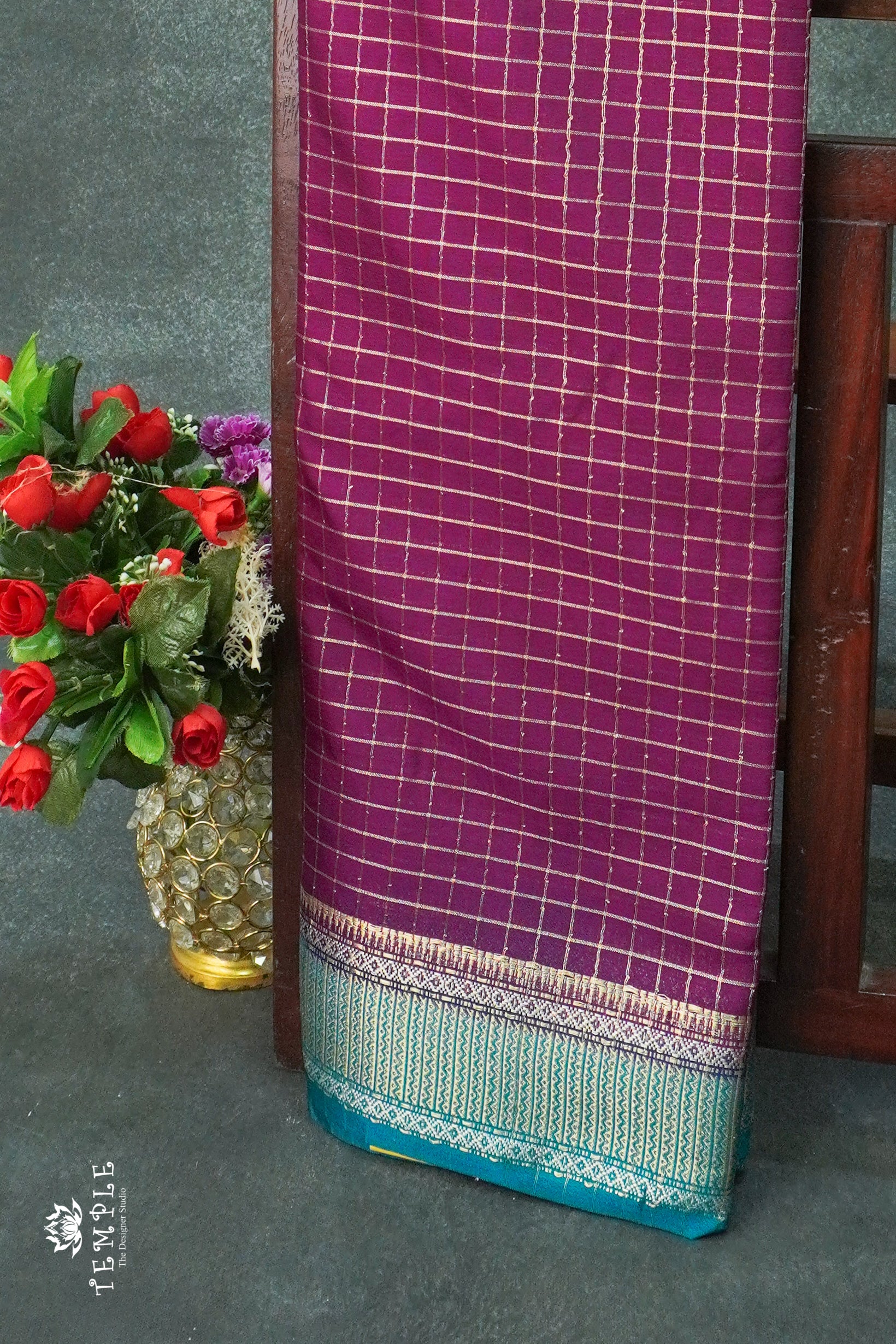 Mysore Crepe Silk Saree  | TTDS1239 | Sparkling Deals