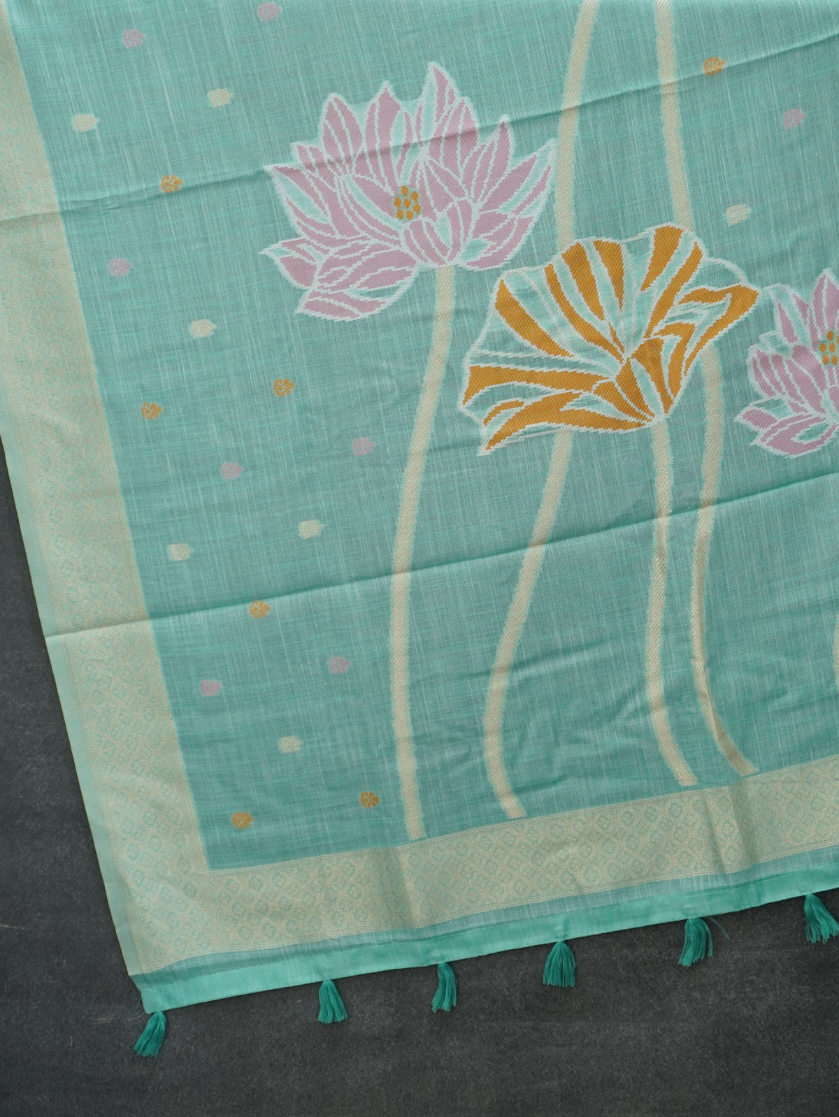Khadi Cotton Saree | TTDS3547