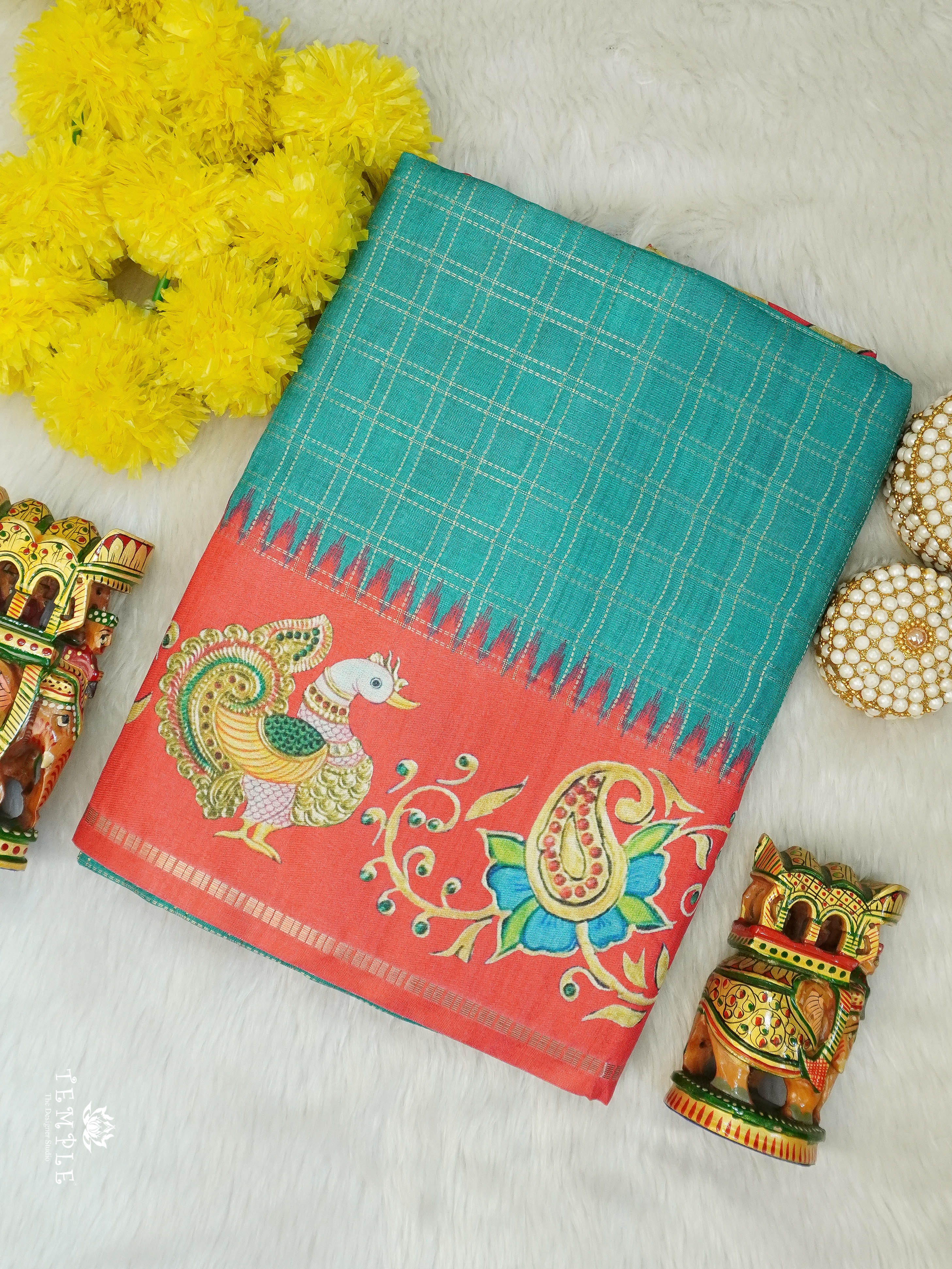 Handloom Matka Silk Saree | TTDS3112