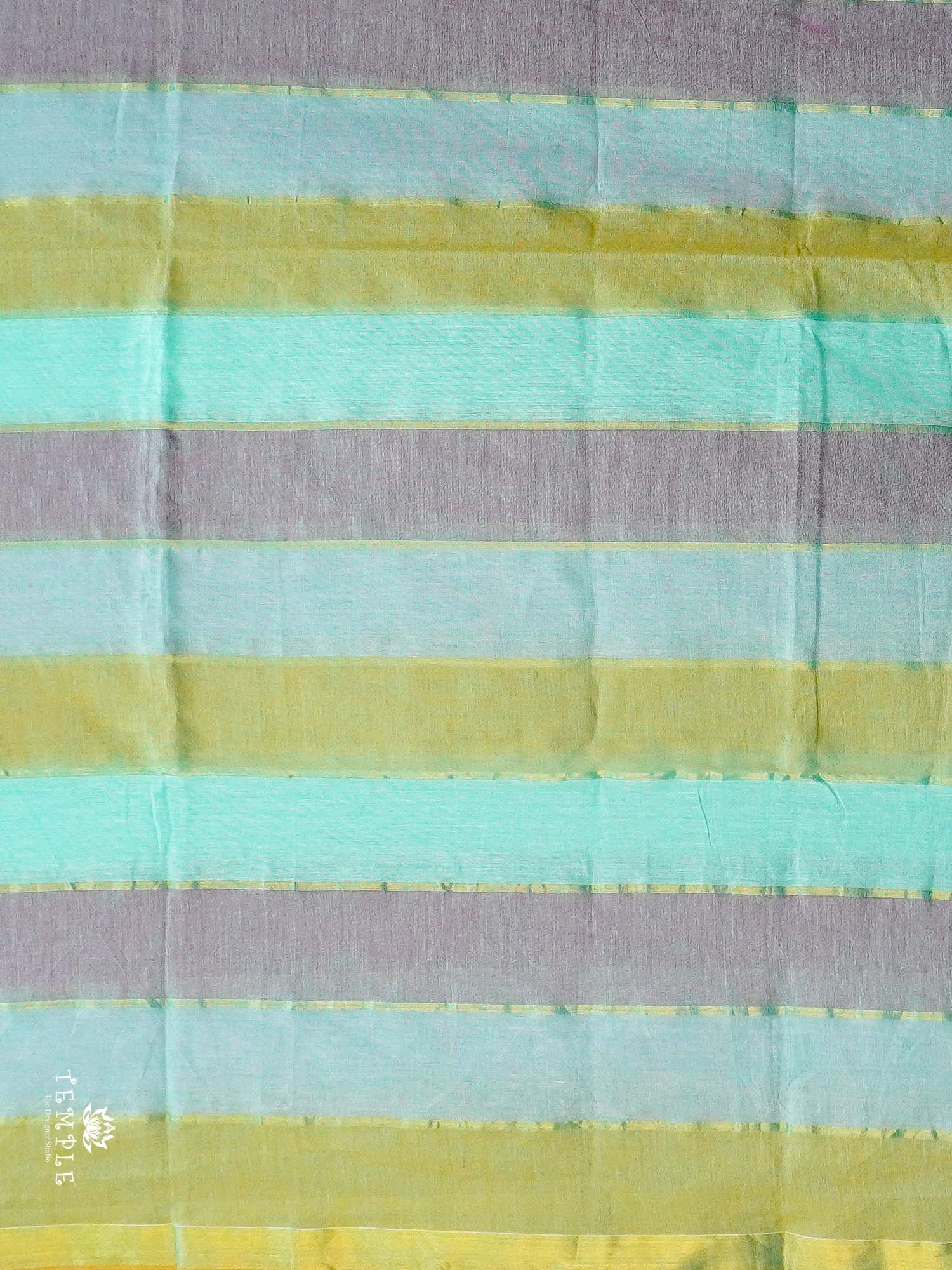 Rainbow Pattern Mul Cotton Saree | TTDS2103