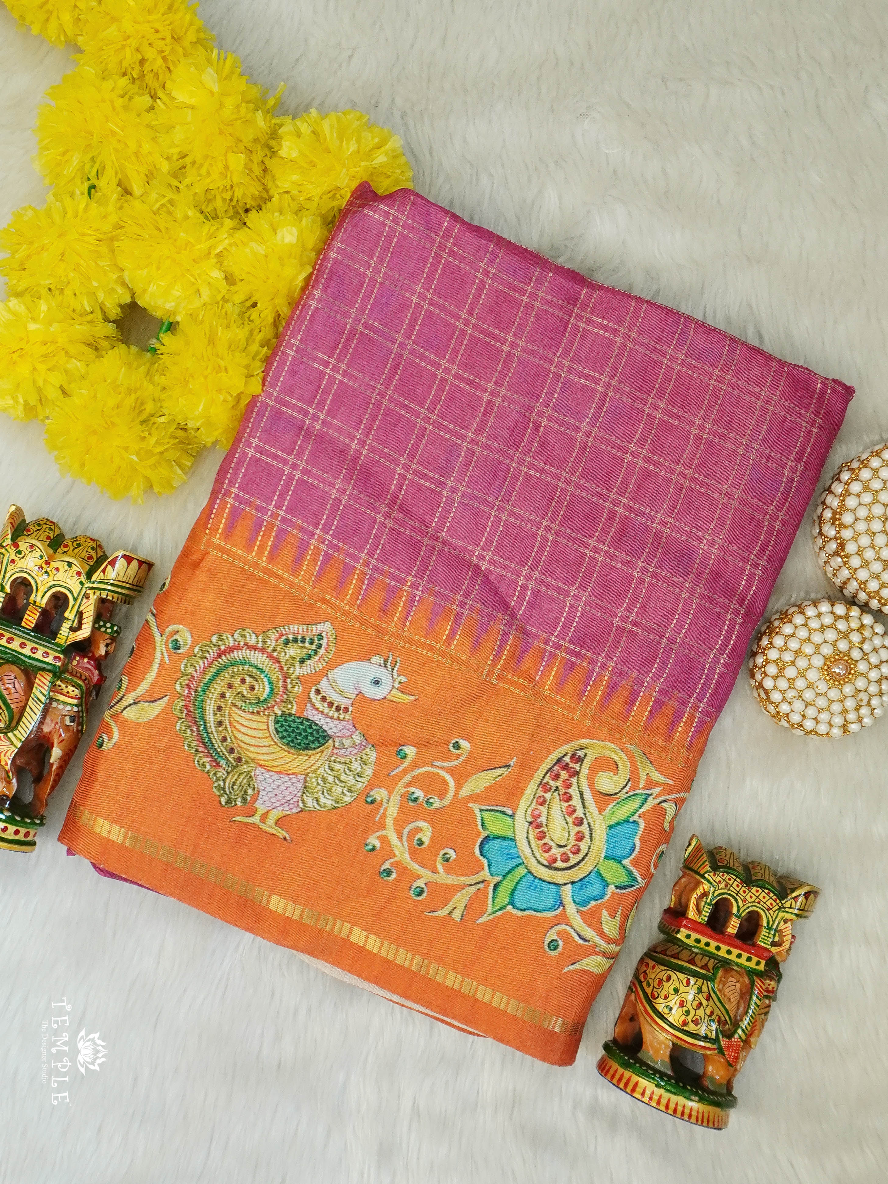 Handloom Matka Silk Saree | TTDS3112