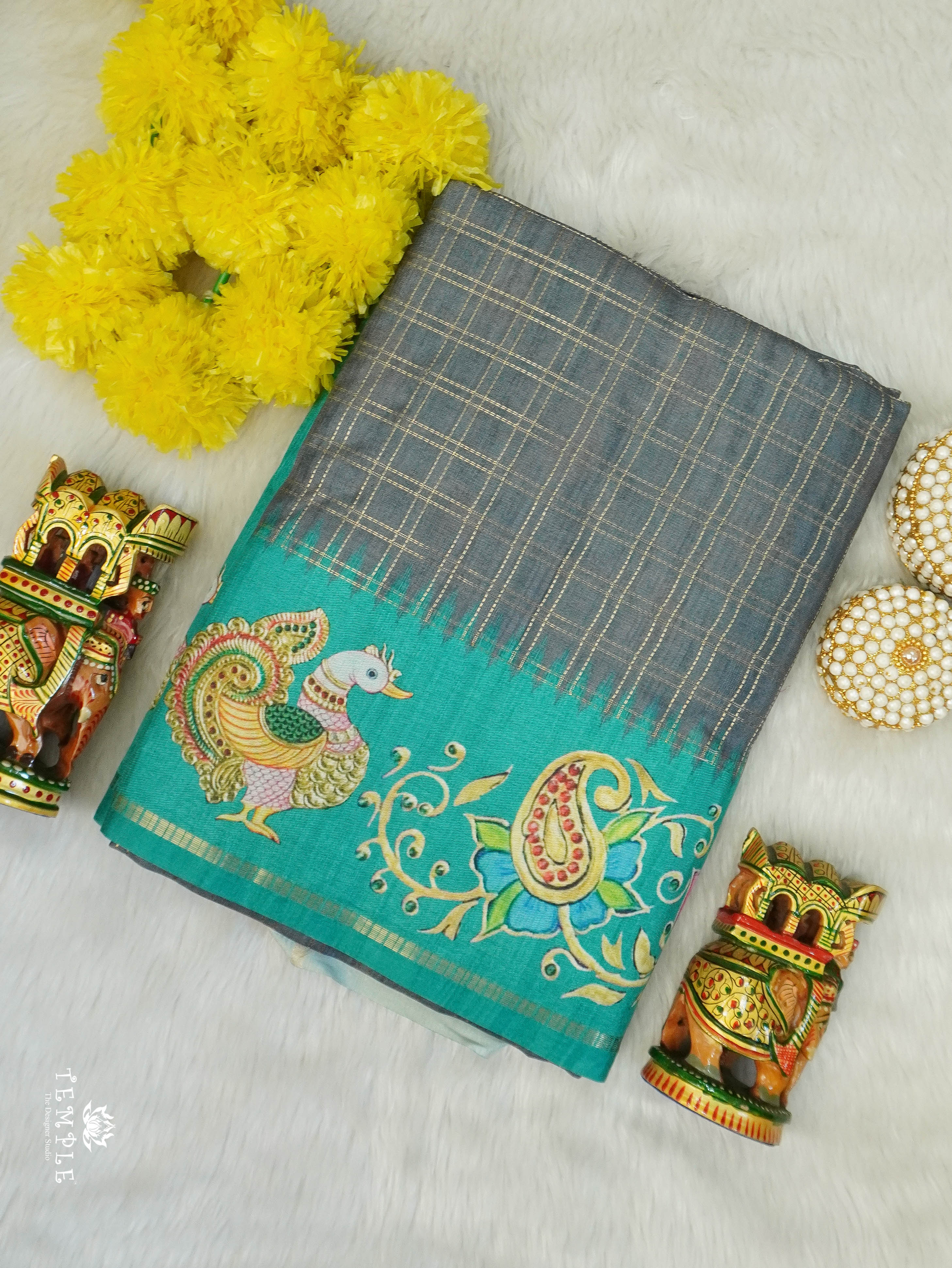 Handloom Matka Silk Saree | TTDS3112