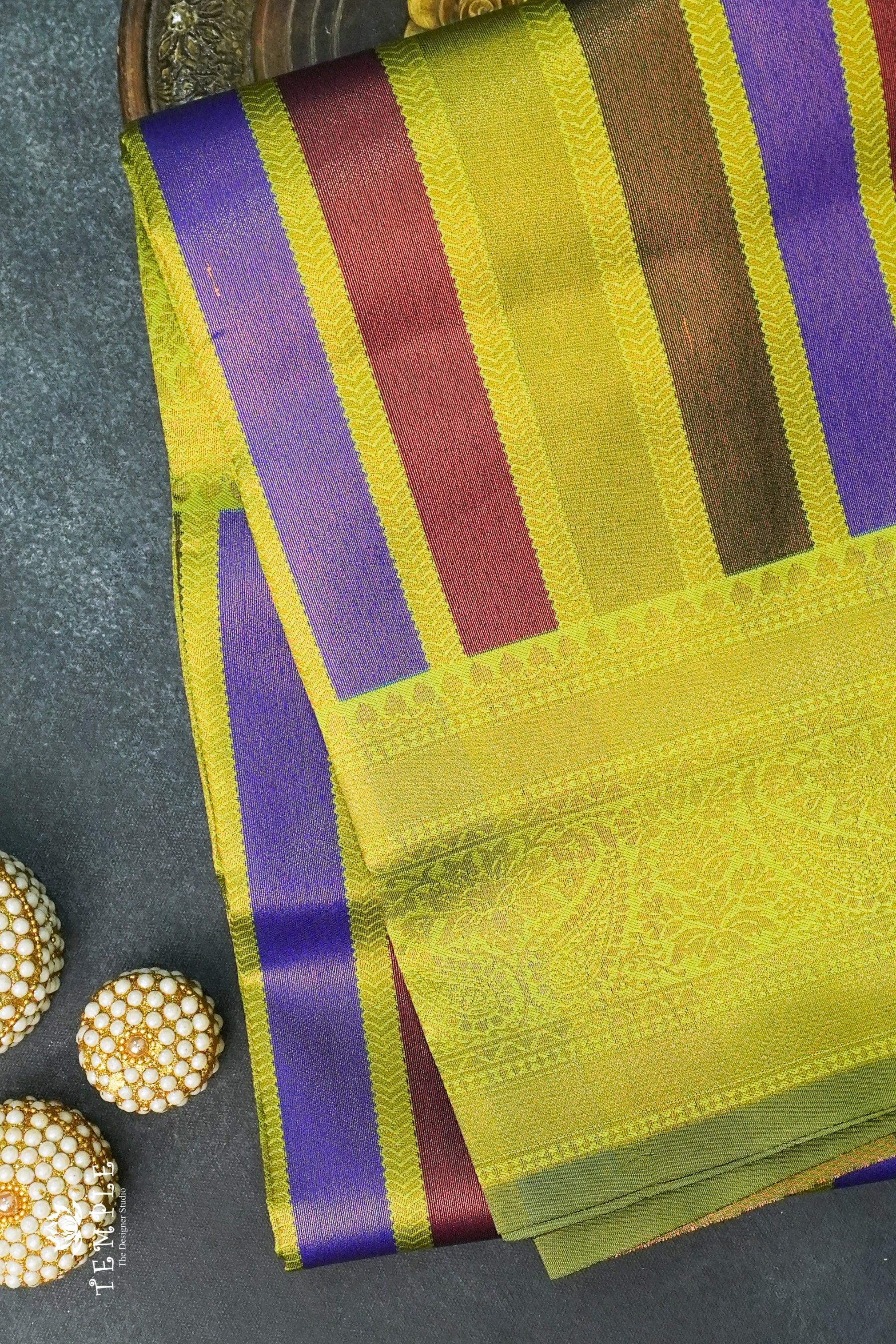 Semi Kanchi Silk Sarees | TTDS1233 | Sparkling Deals