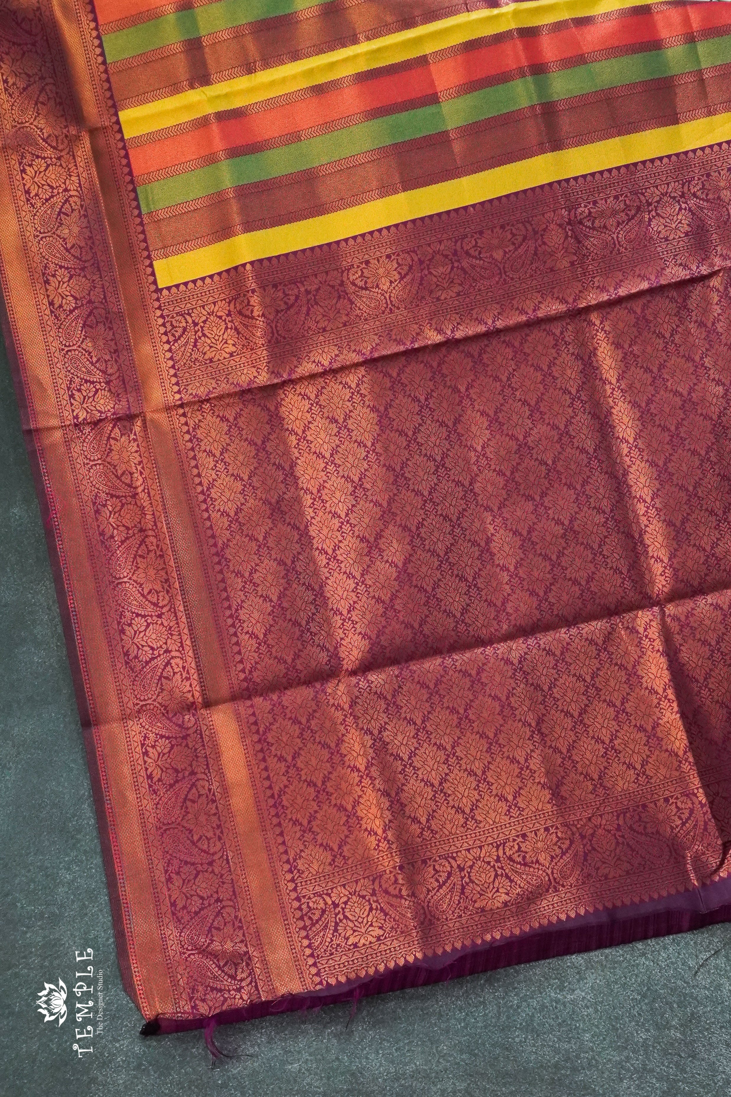 Semi Kanchi Silk Sarees | TTDS1233 | Sparkling Deals