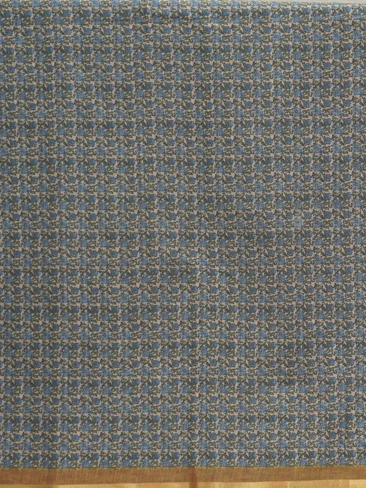 Linen Cotton Saree | TTDS3545