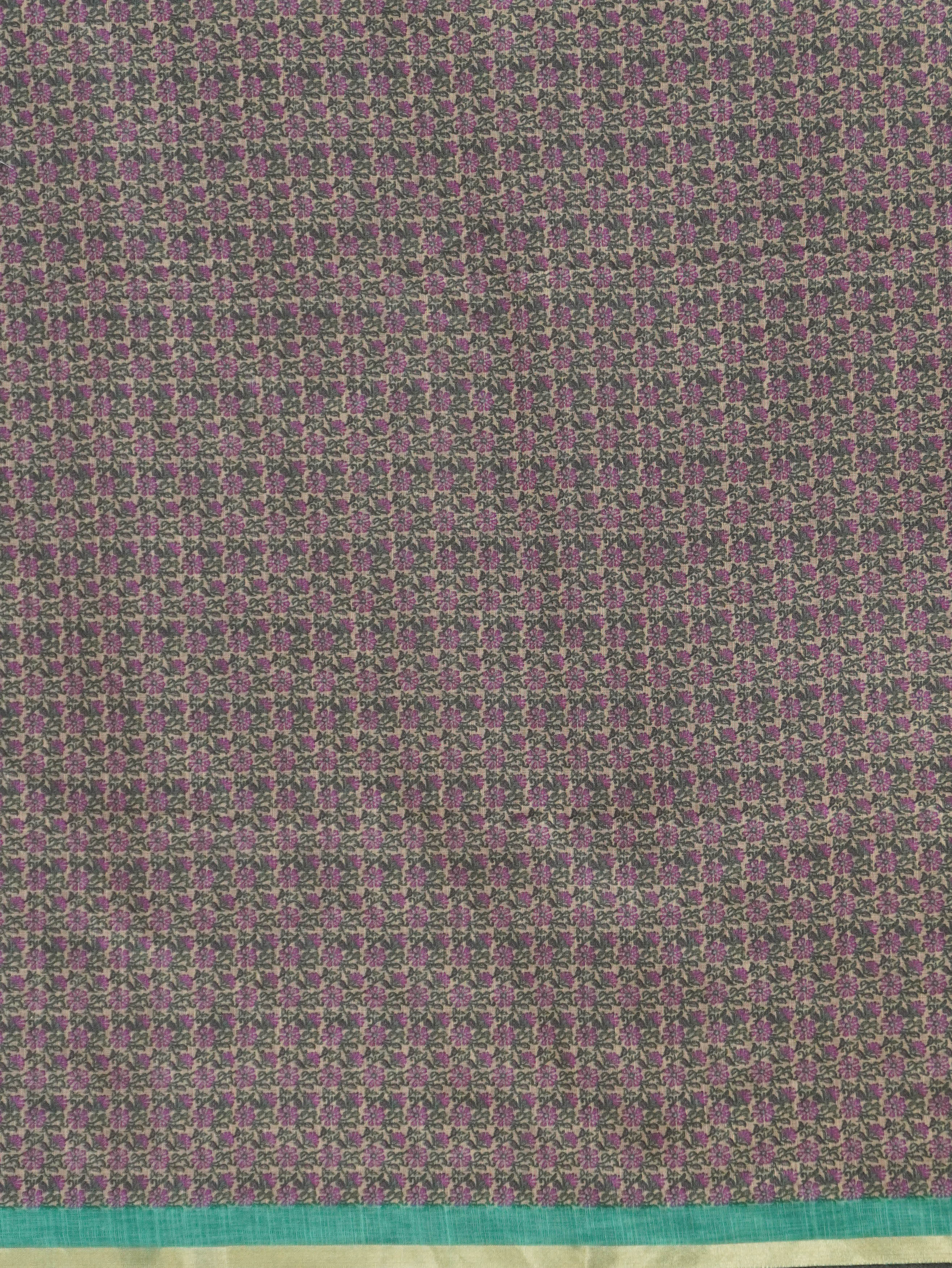 Linen Cotton Saree | TTDS3545