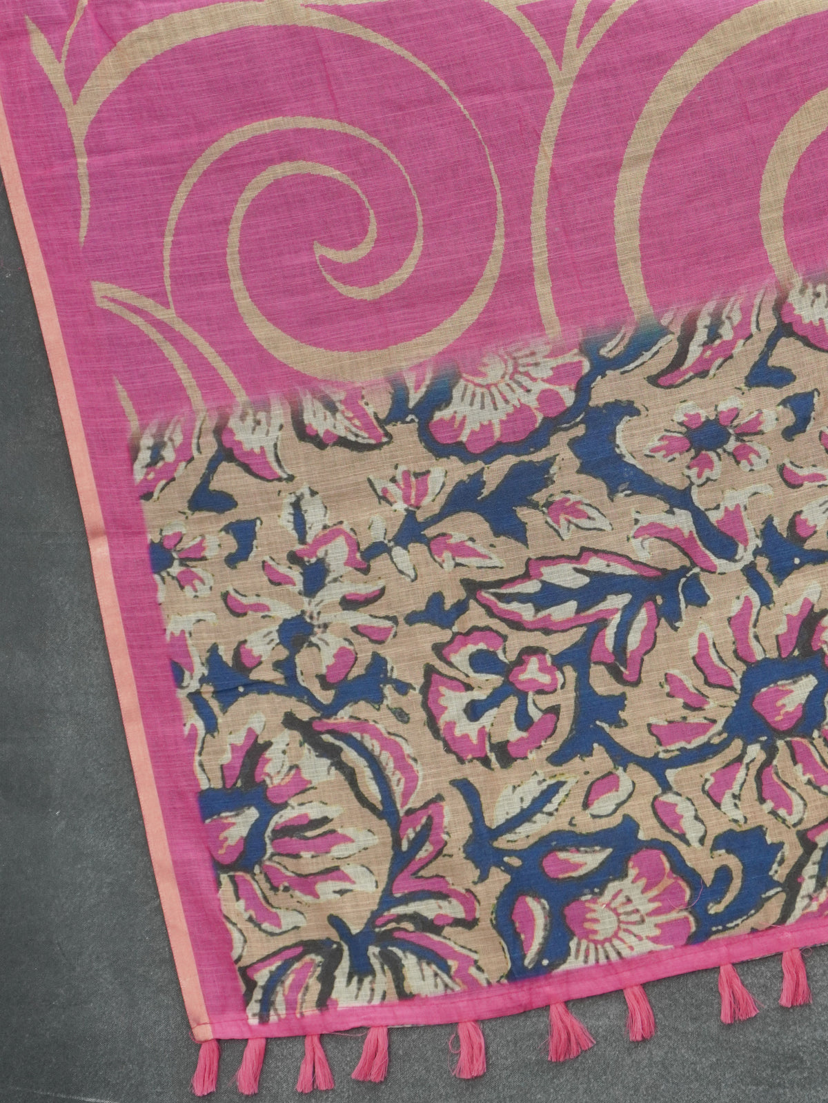 Linen Cotton Saree | TTDS3543