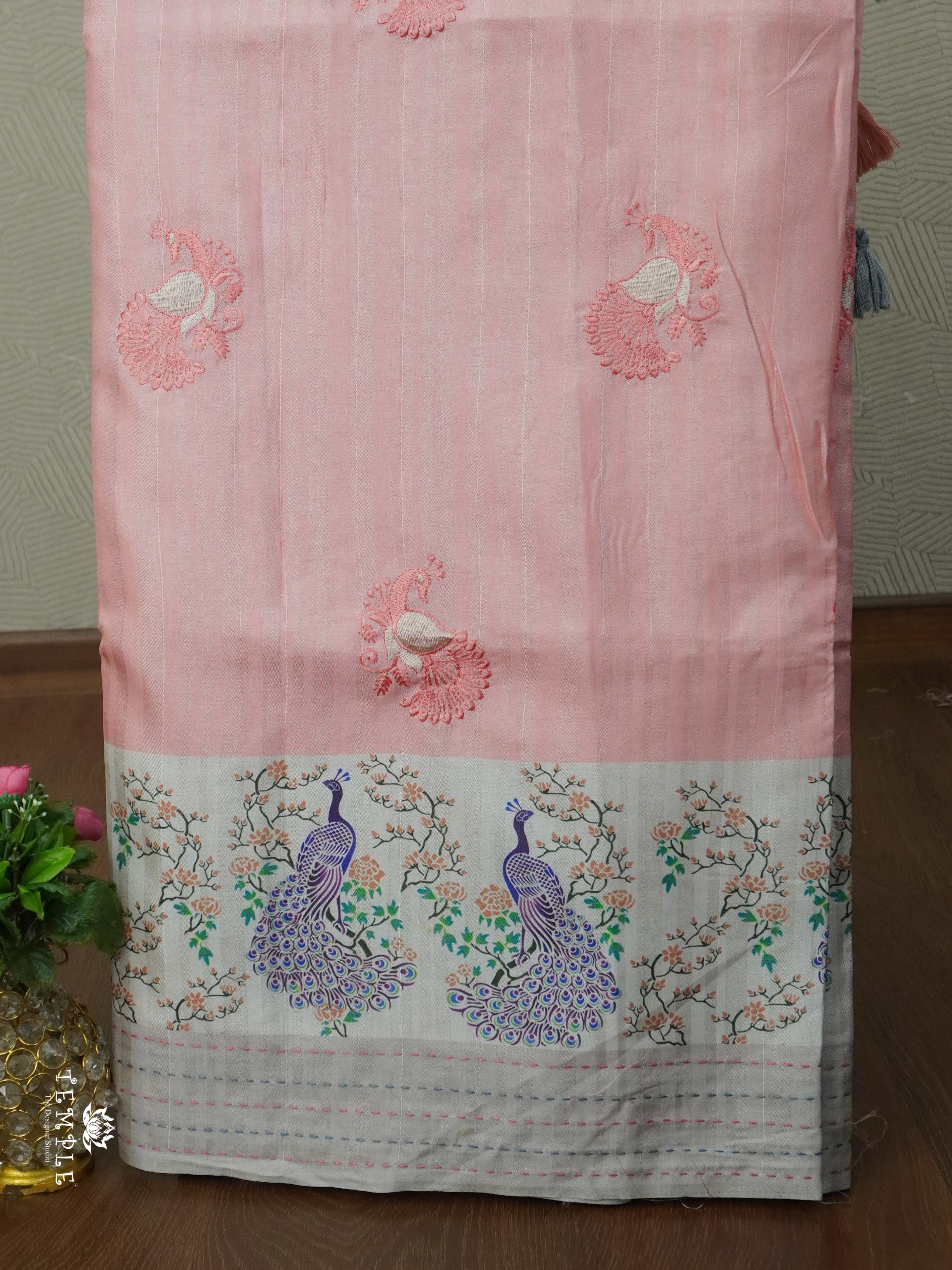 Printed Matka Silk Saree | TTDS2629