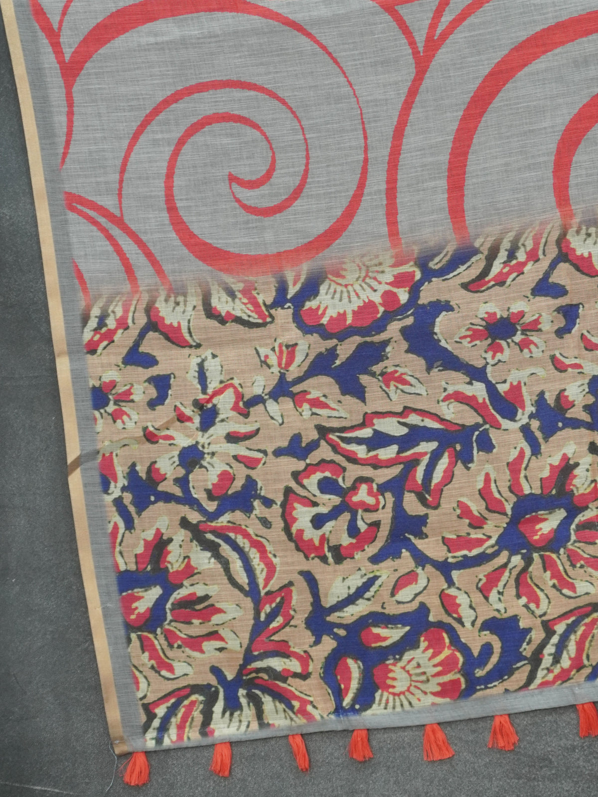 Linen Cotton Saree | TTDS3543