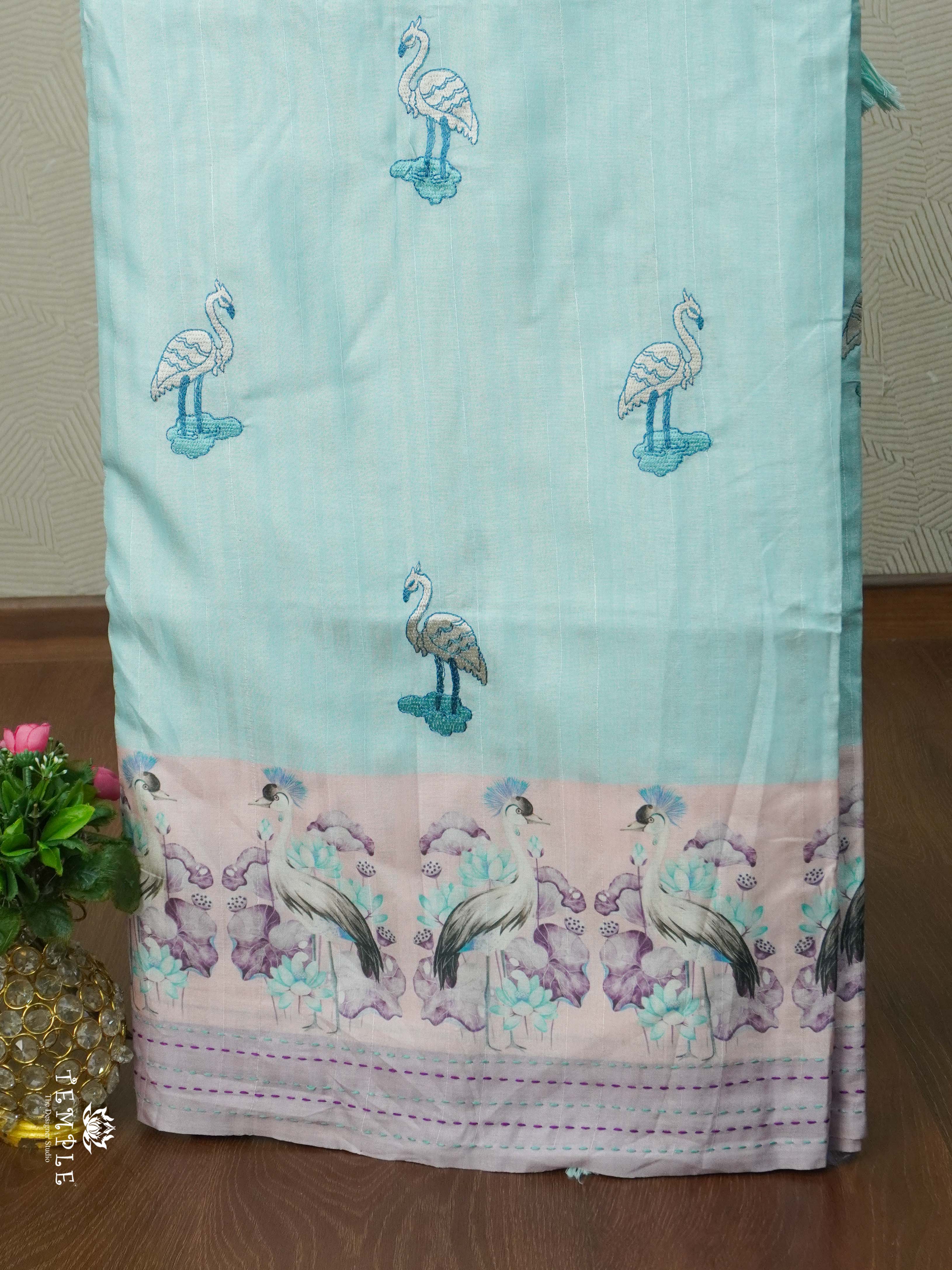 Printed Matka Silk Saree | TTDS2629