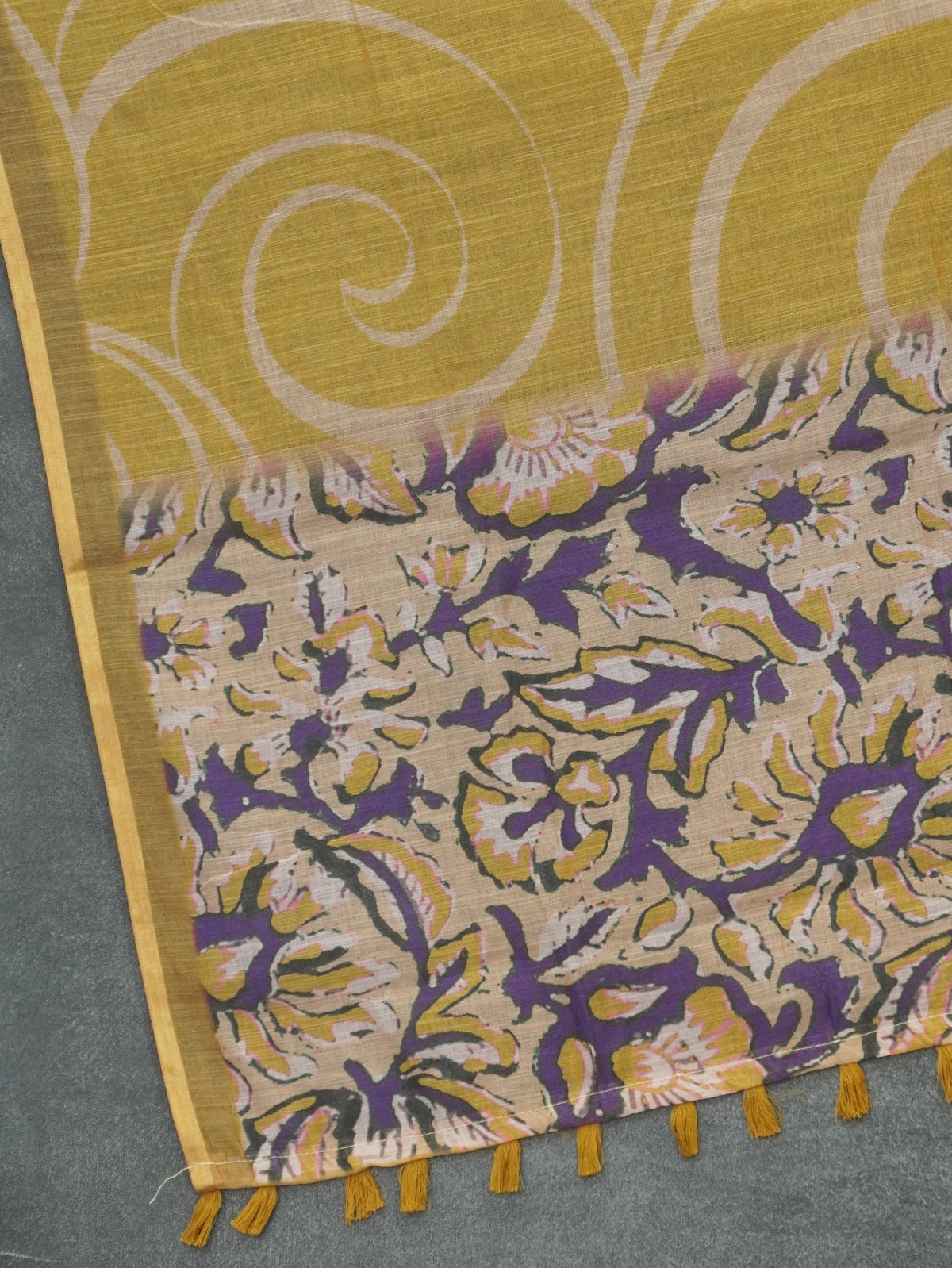 Linen Cotton Saree | TTDS3543