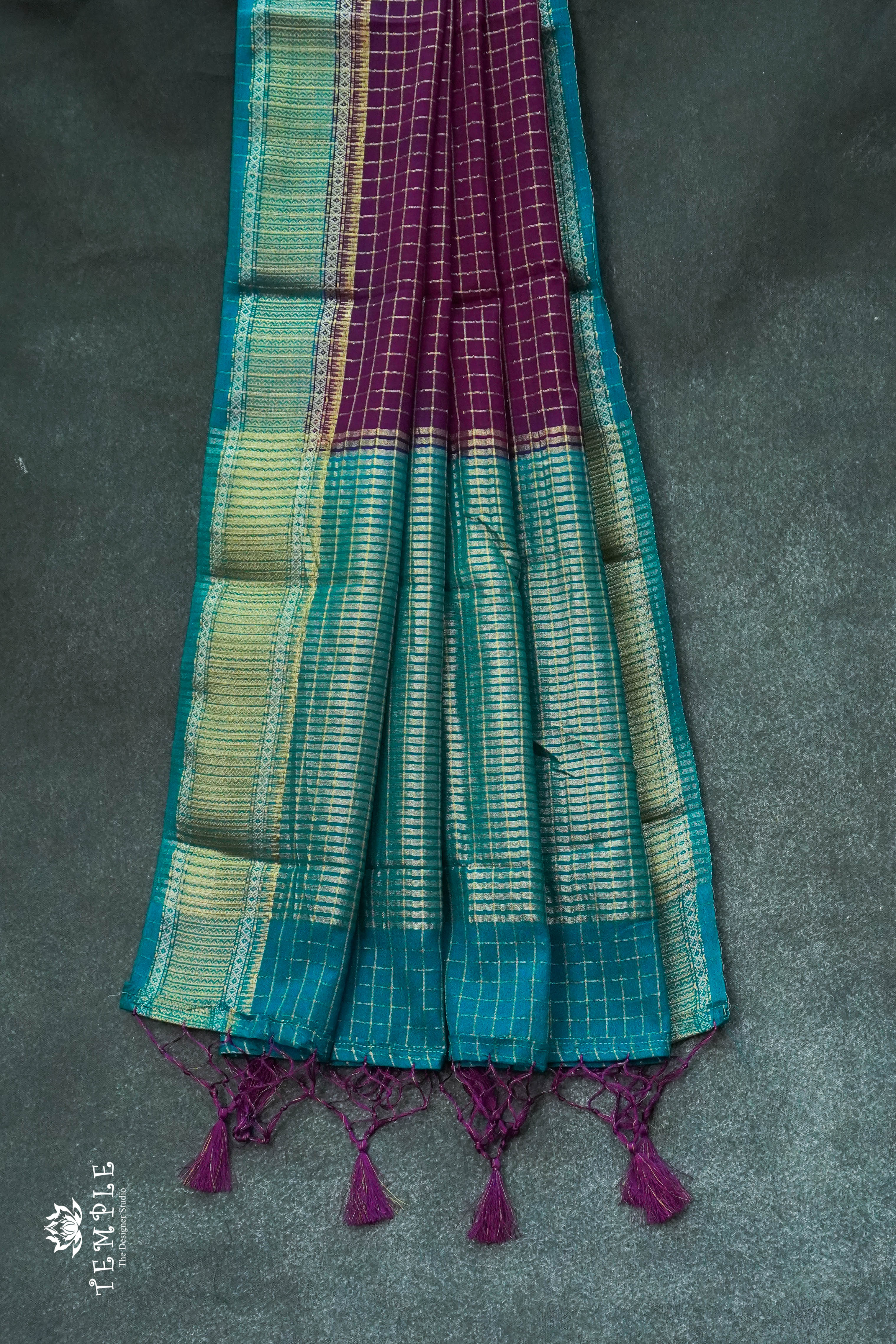 Mysore Crepe Silk Saree  | TTDS1239 | Sparkling Deals