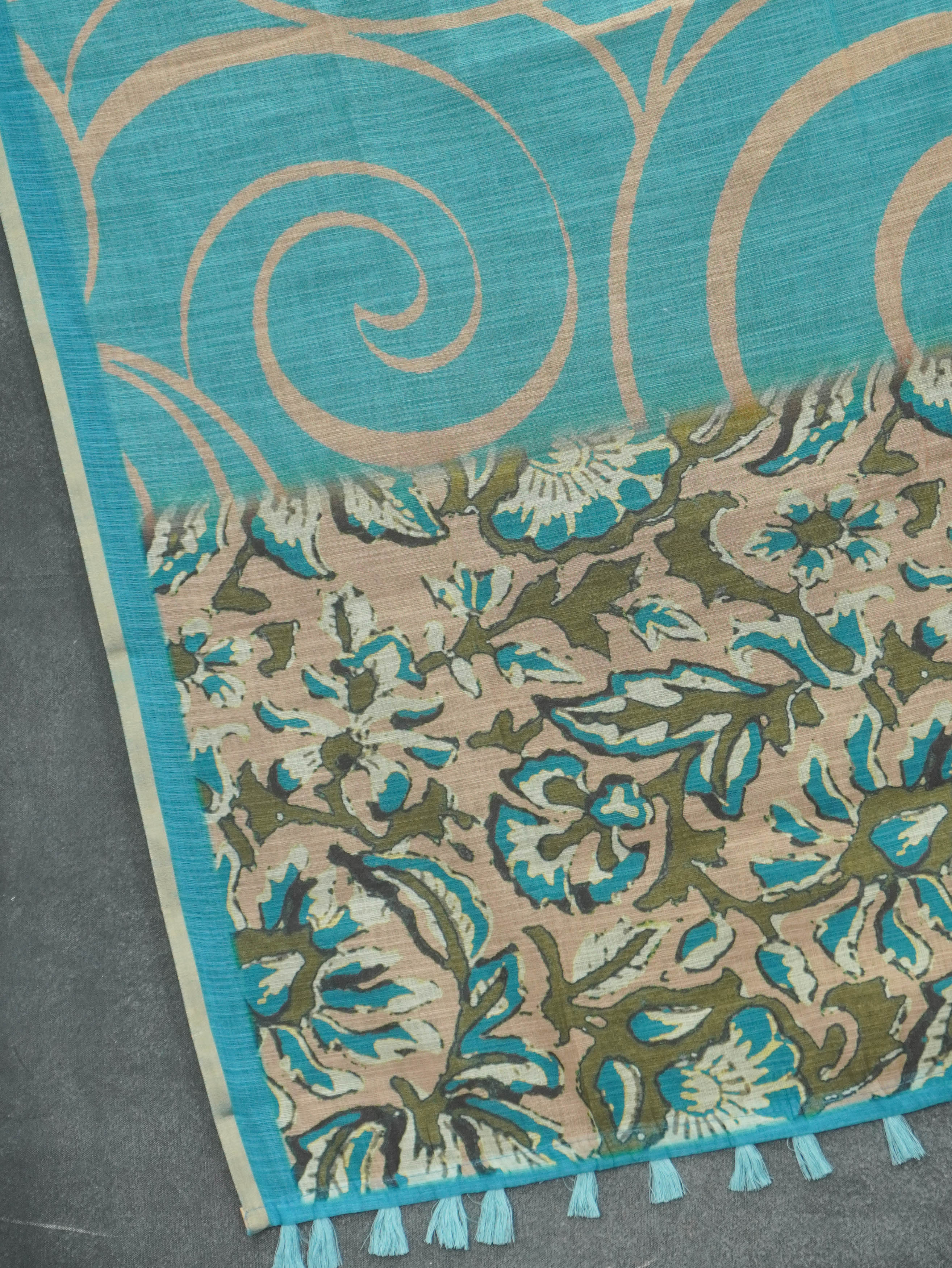 Linen Cotton Saree | TTDS3543