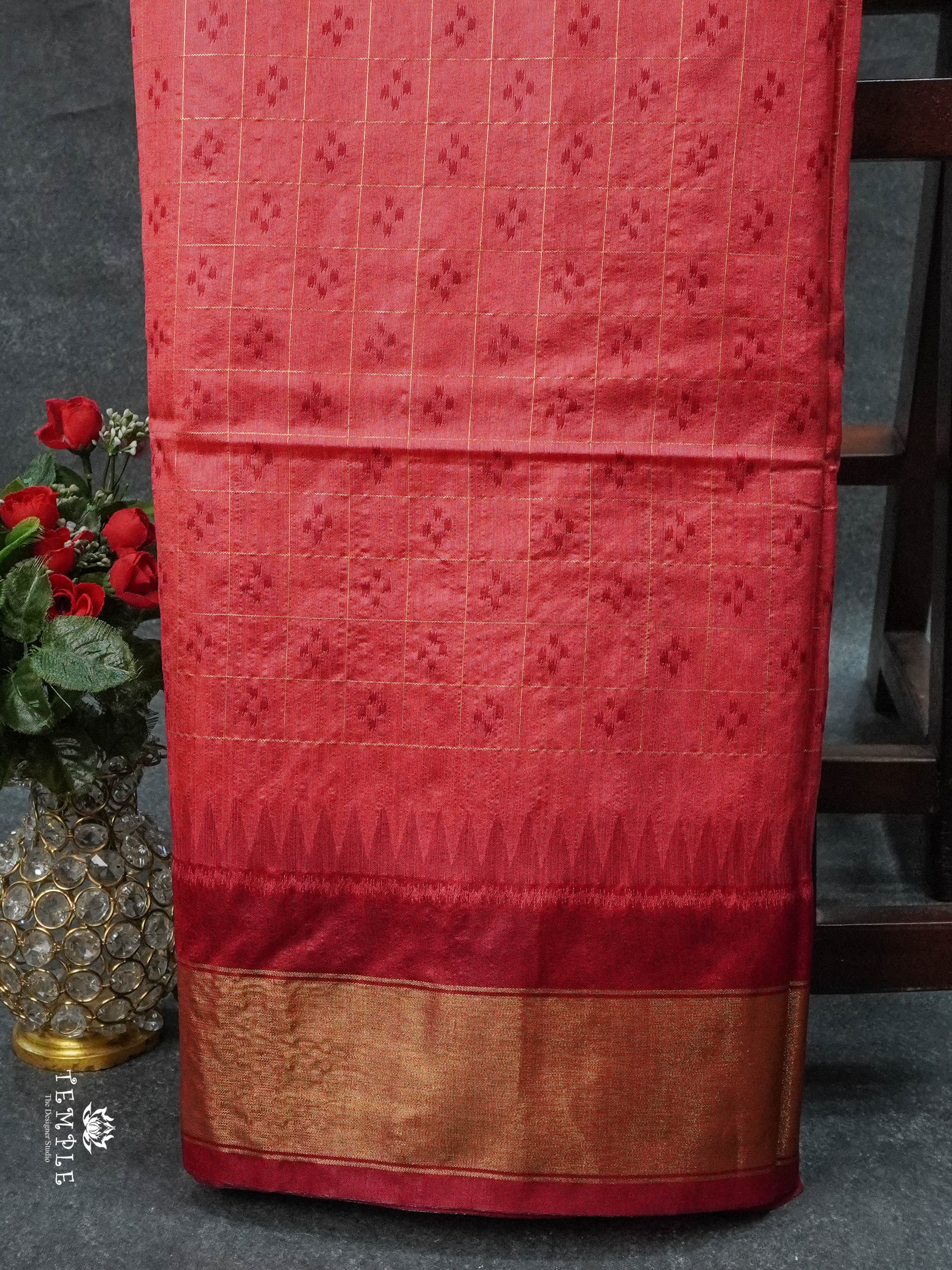 Semi Venkatagiri Silk Saree | TTDS1654