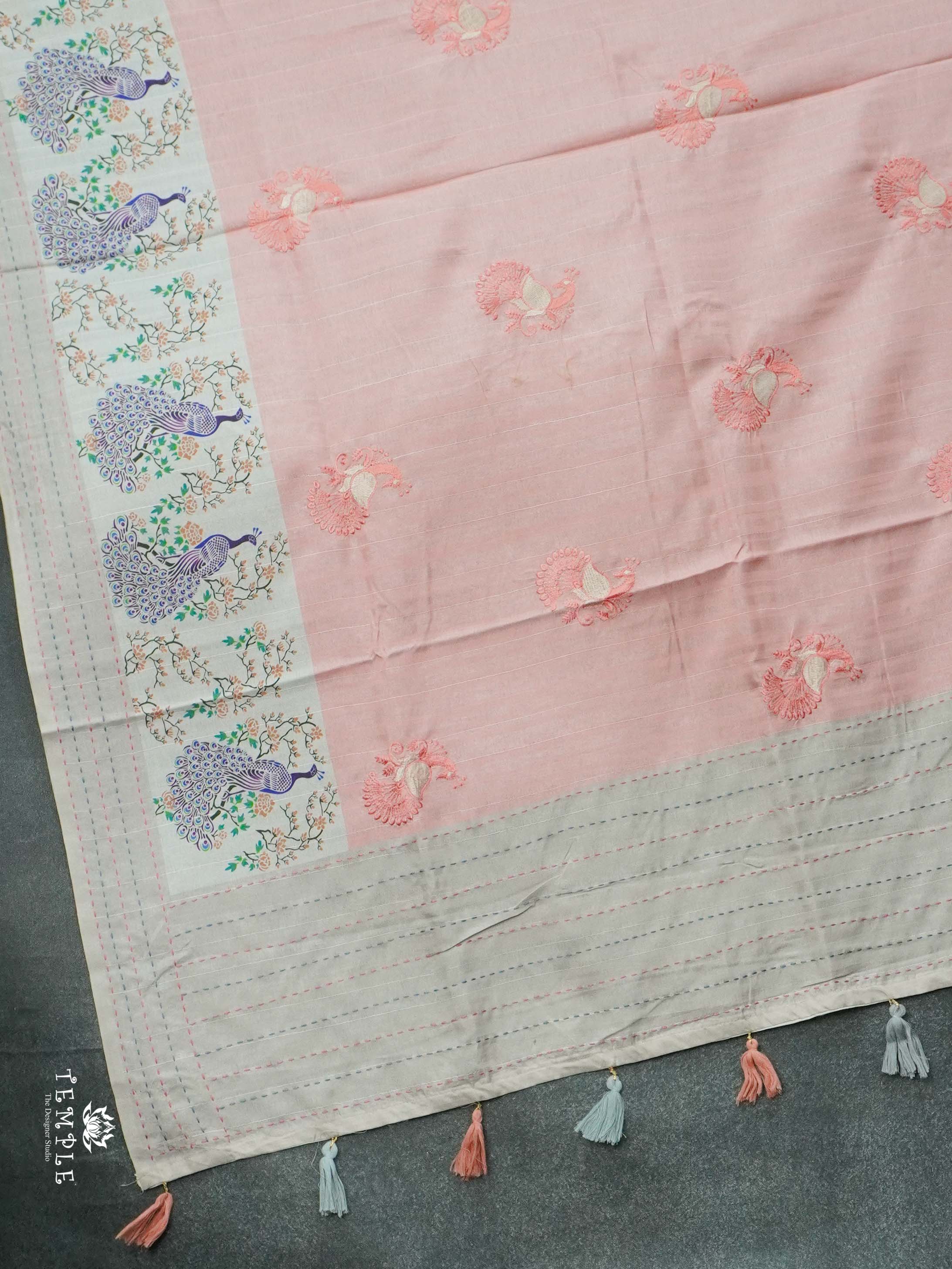 Printed Matka Silk Saree | TTDS2629