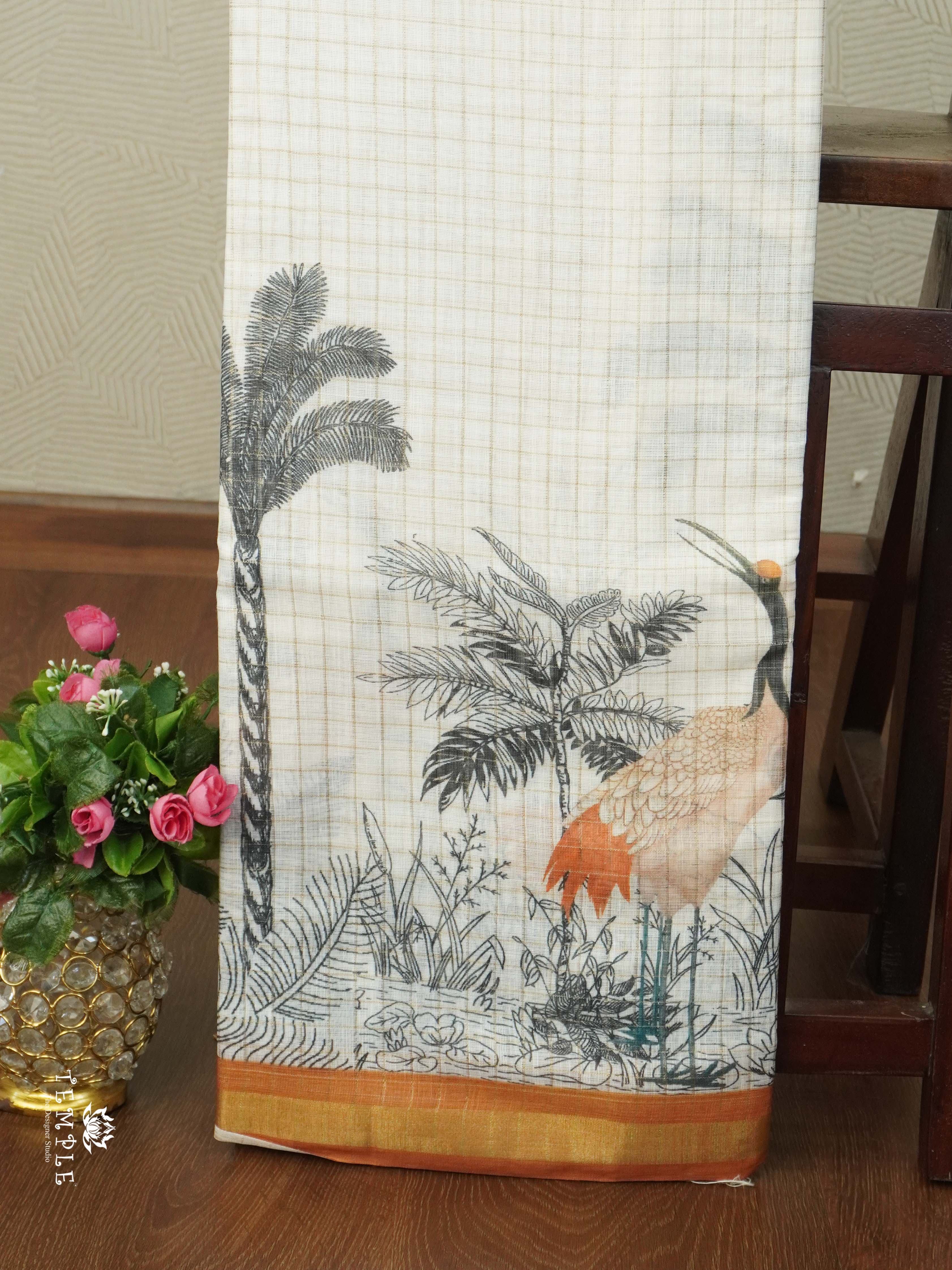 Chanderi Cotton Saree | TTDS2645