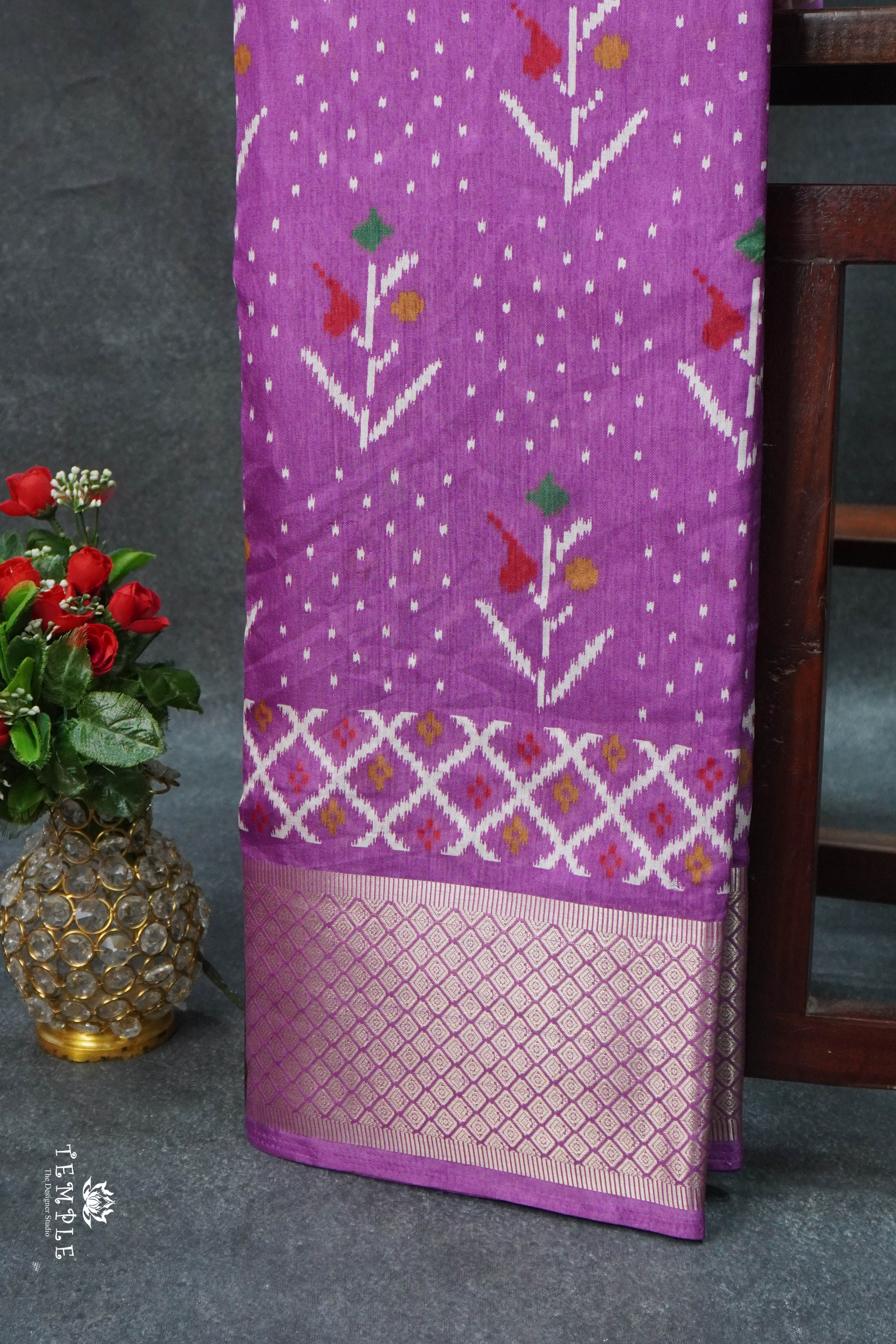 Printed Binny Silk Saree | TTDS1666