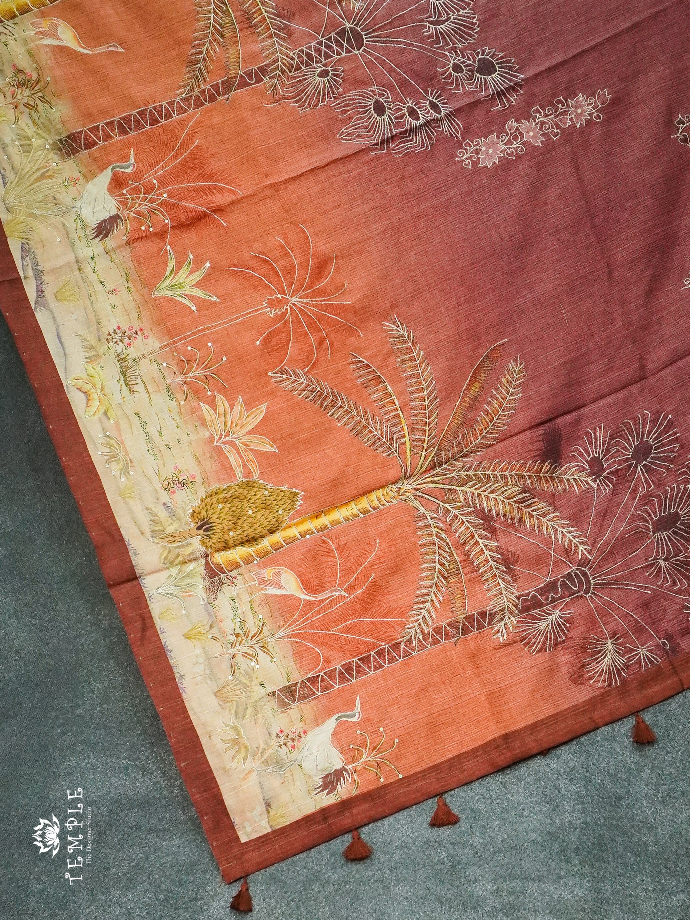 Kantha Work Saree | TTDS1245 | Sparkling Deals