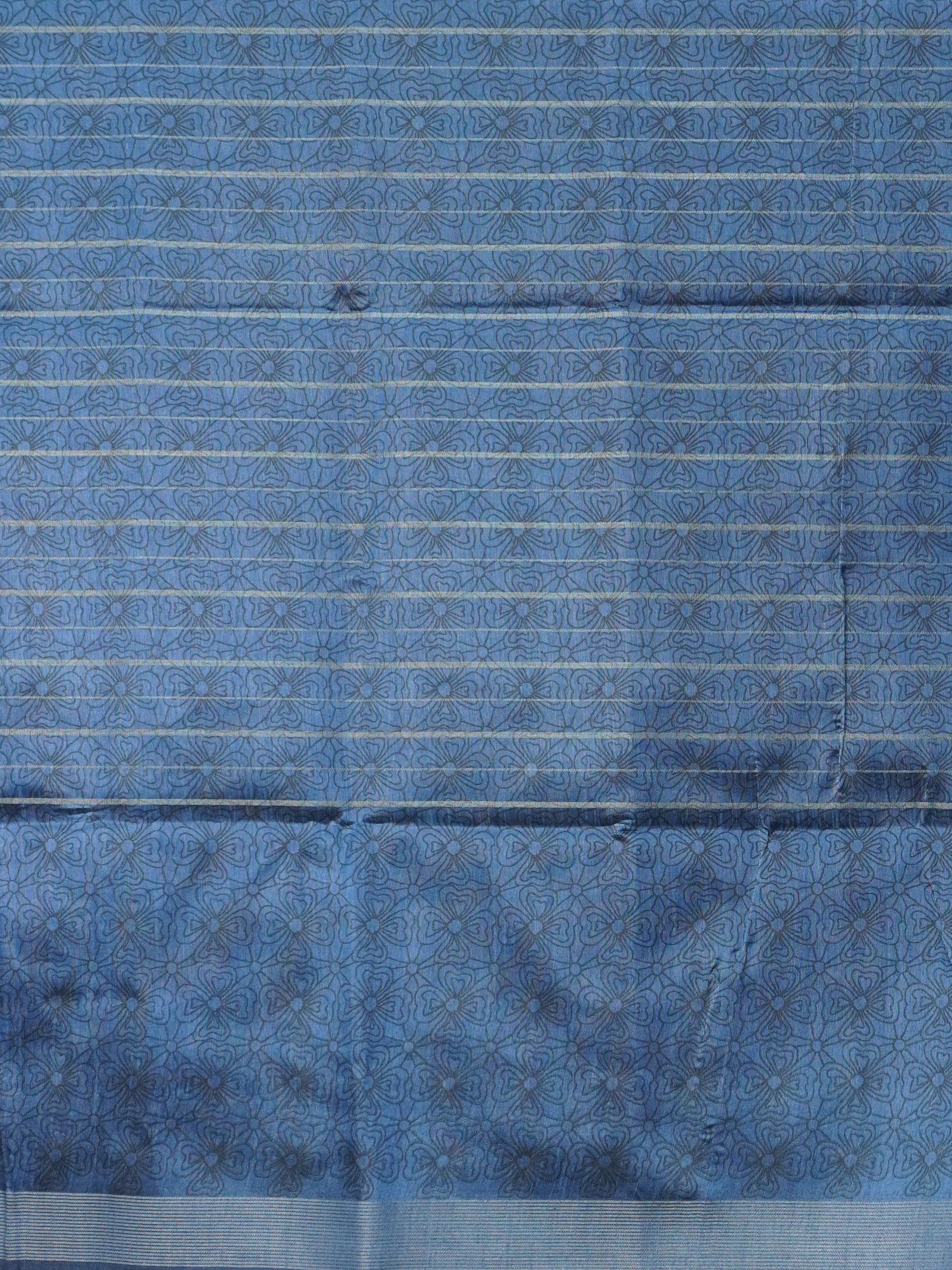 Printed Tussar Saree | TTDS3527