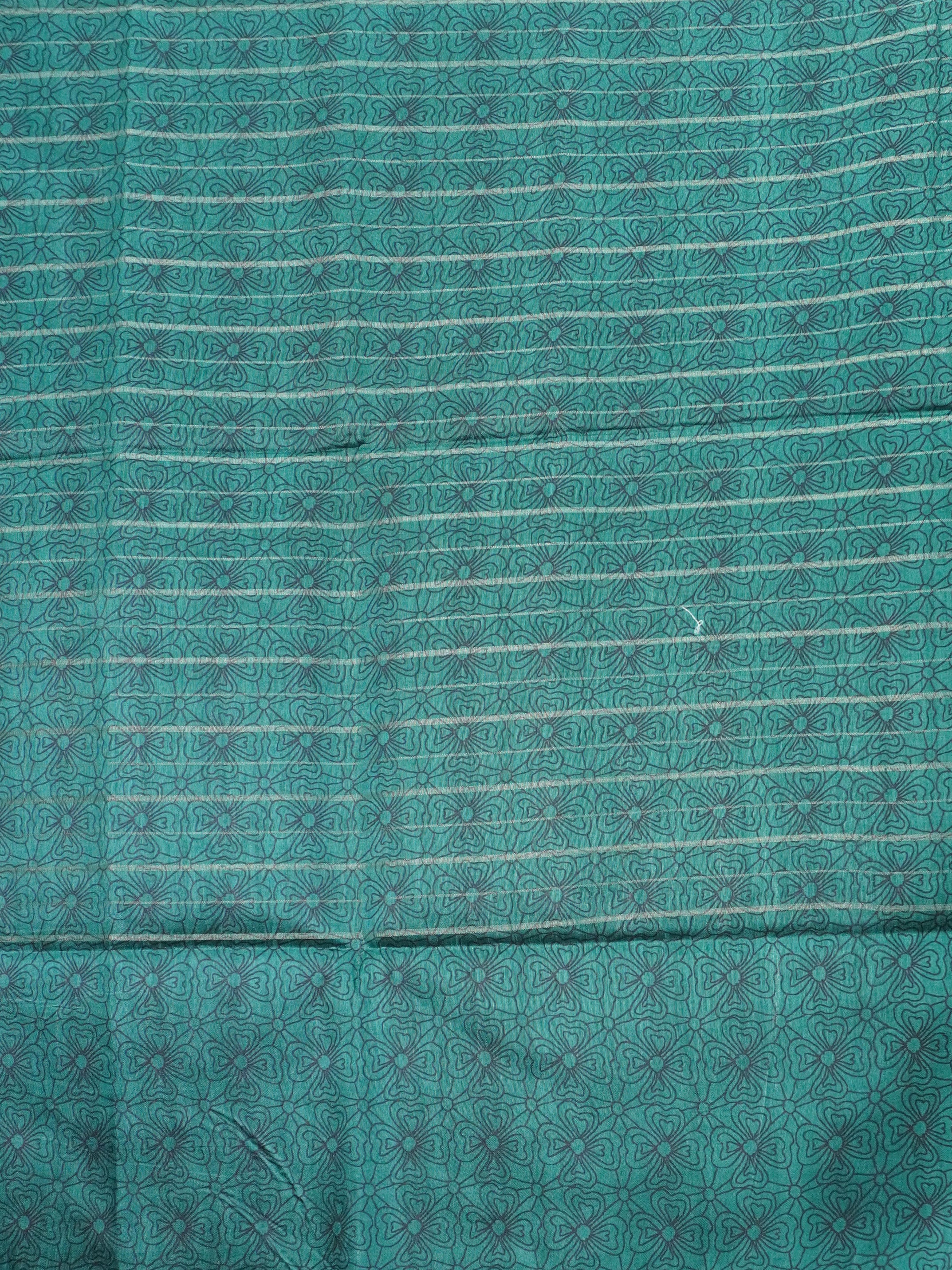 Printed Tussar Saree | TTDS3527