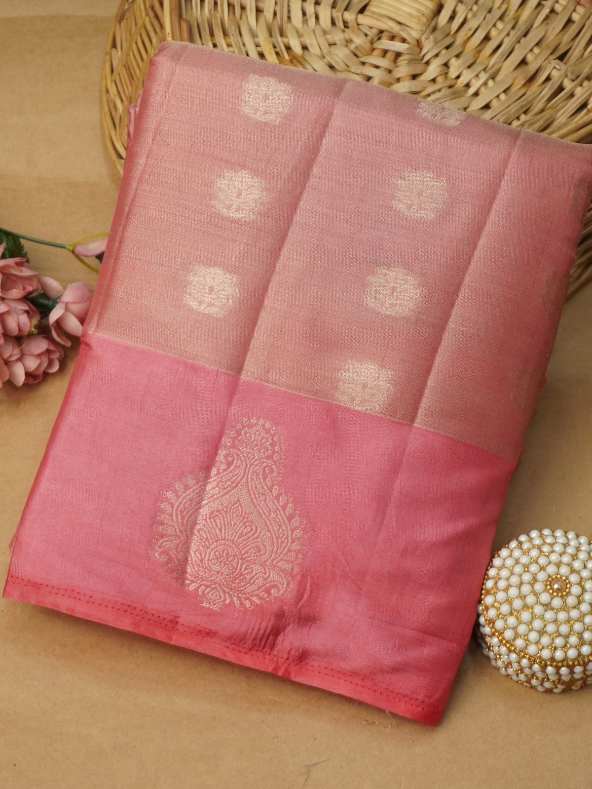 Tissue Tussar Silk Saree | TTDS3556