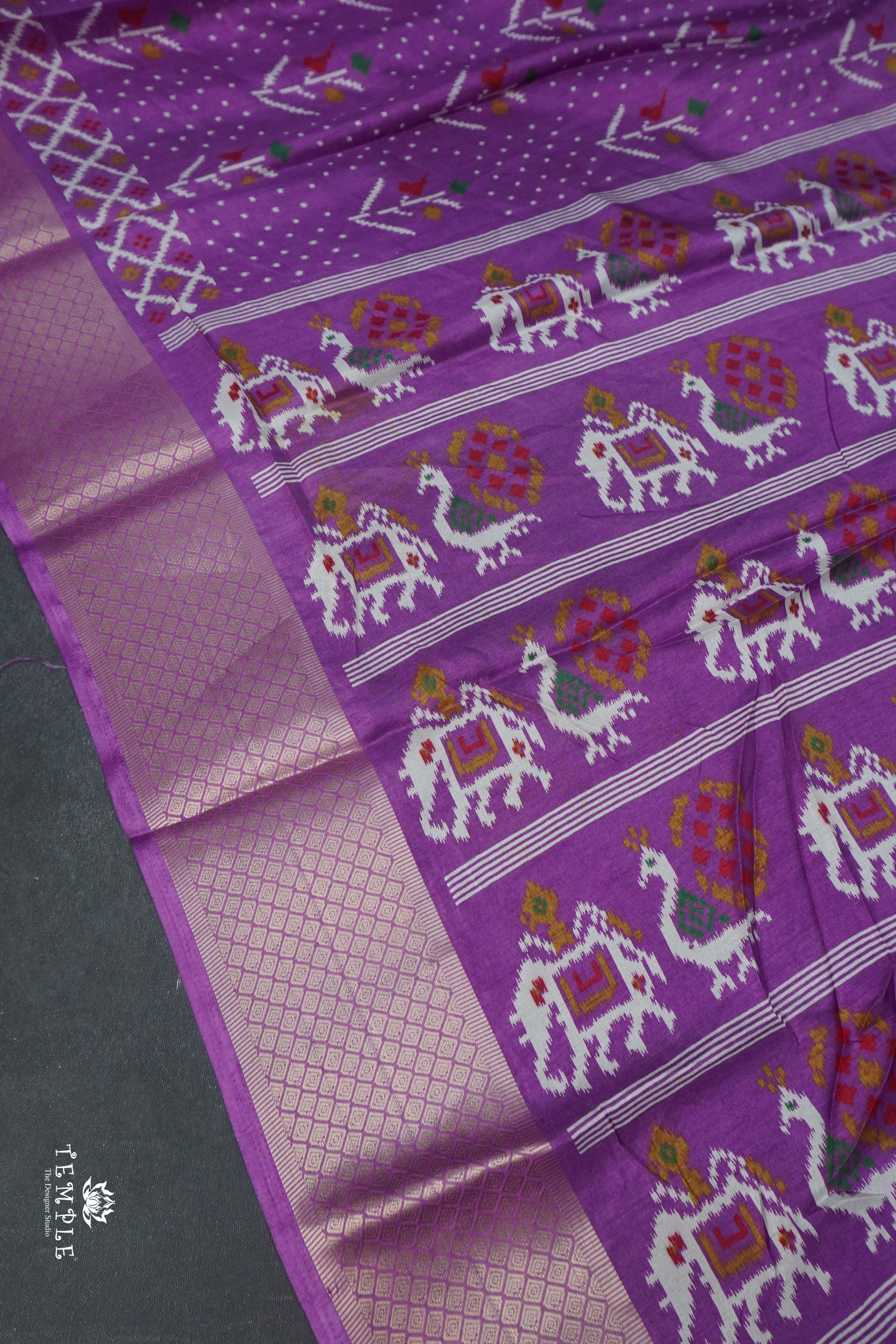 Printed Binny Silk Saree | TTDS1666