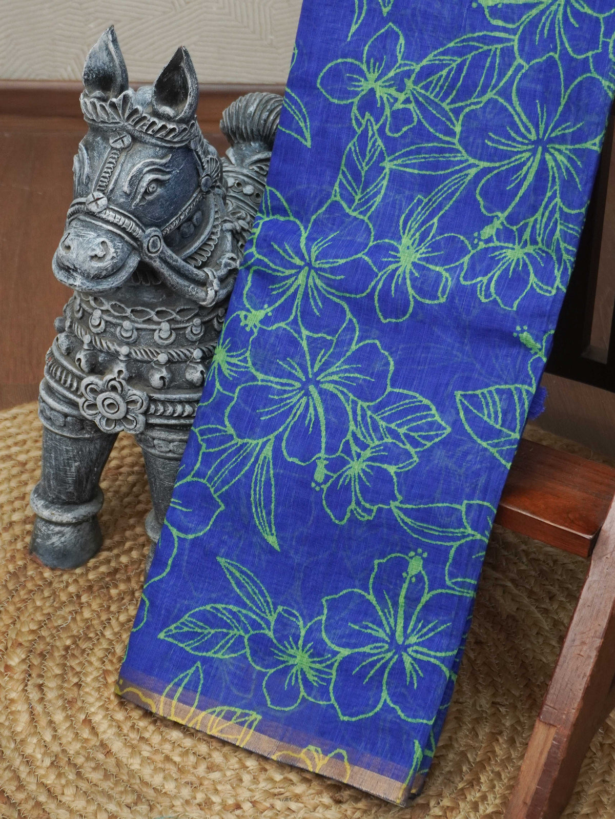 Linen Cotton Saree | TTDS3552
