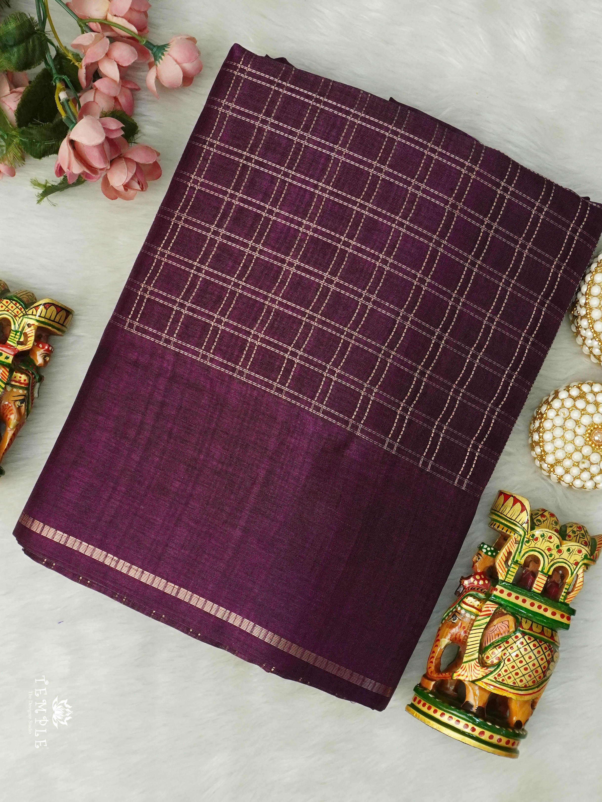 Handloom Matka Silk Saree | TTDS3113