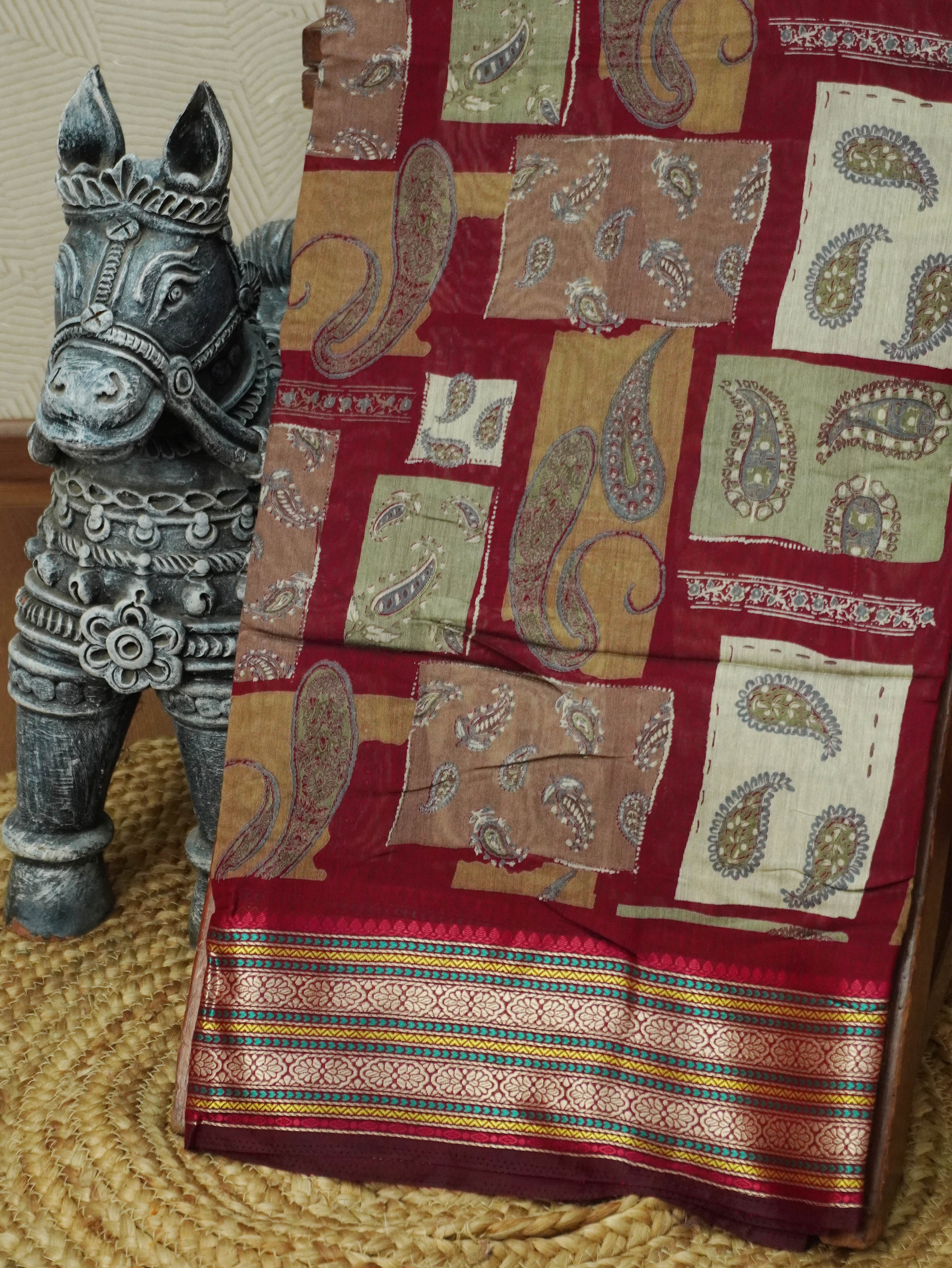 Mangalagiri Cotton Saree | TTDS3110