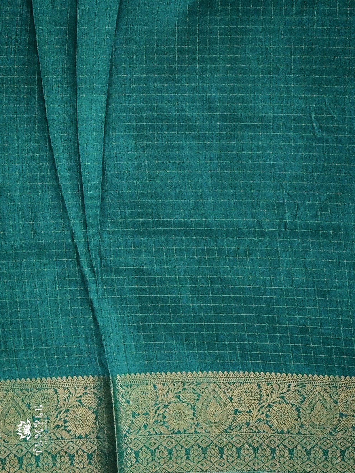 Mangalagiri Saree With Checks Pattern  | TTDS1251