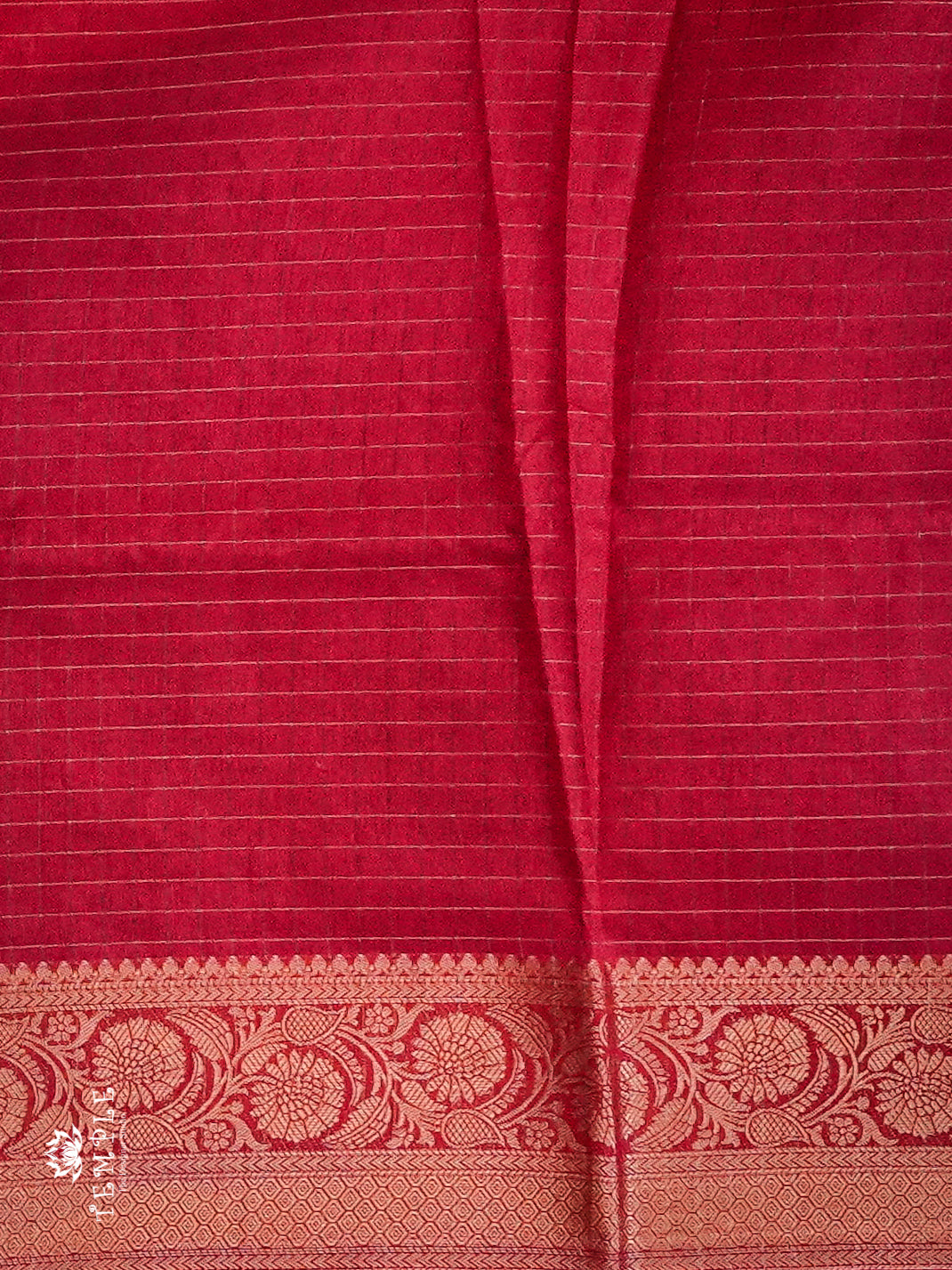 Mangalagiri Saree With Checks Pattern  | TTDS1251