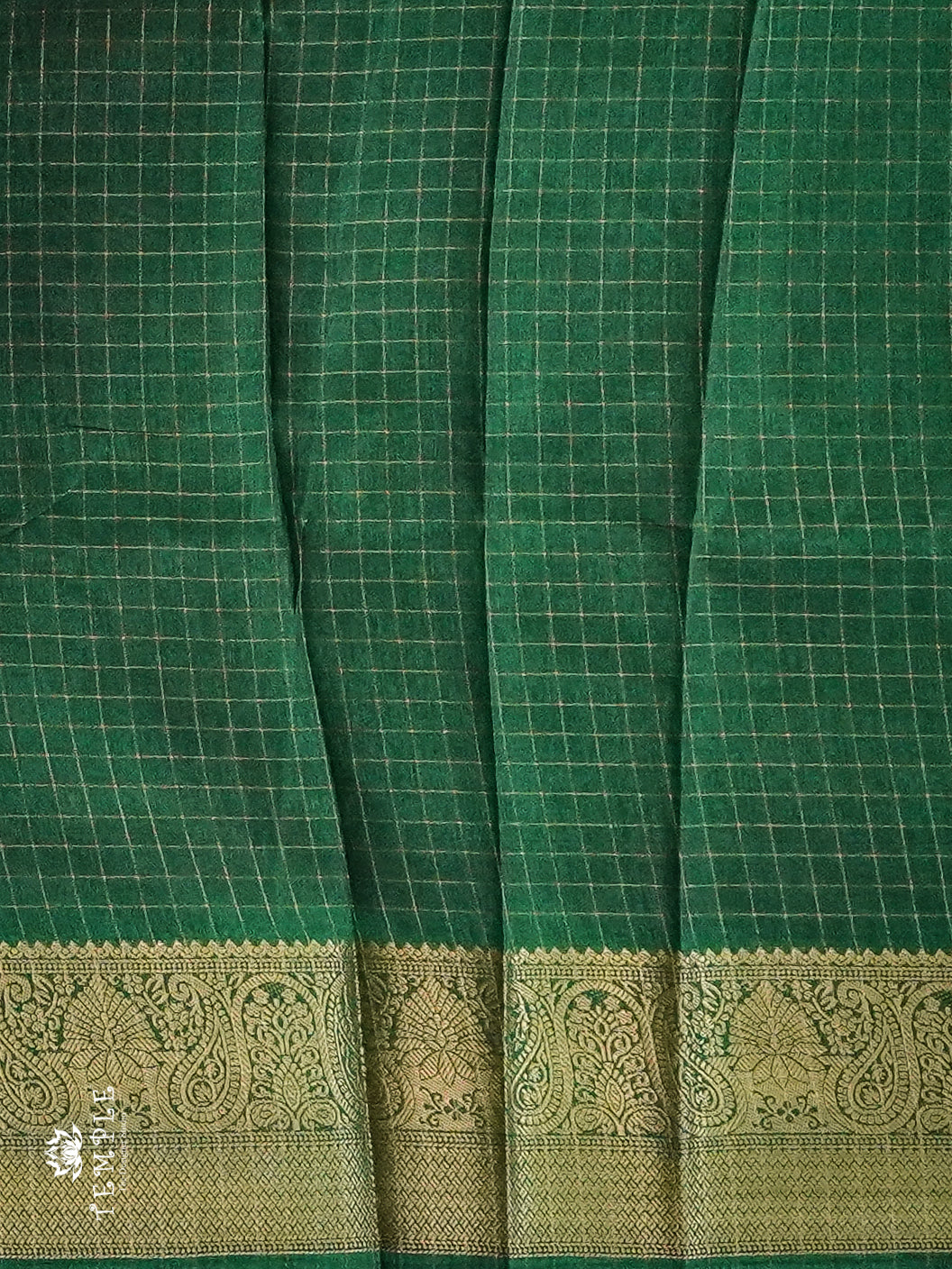 Mangalagiri Saree With Checks Pattern  | TTDS1251