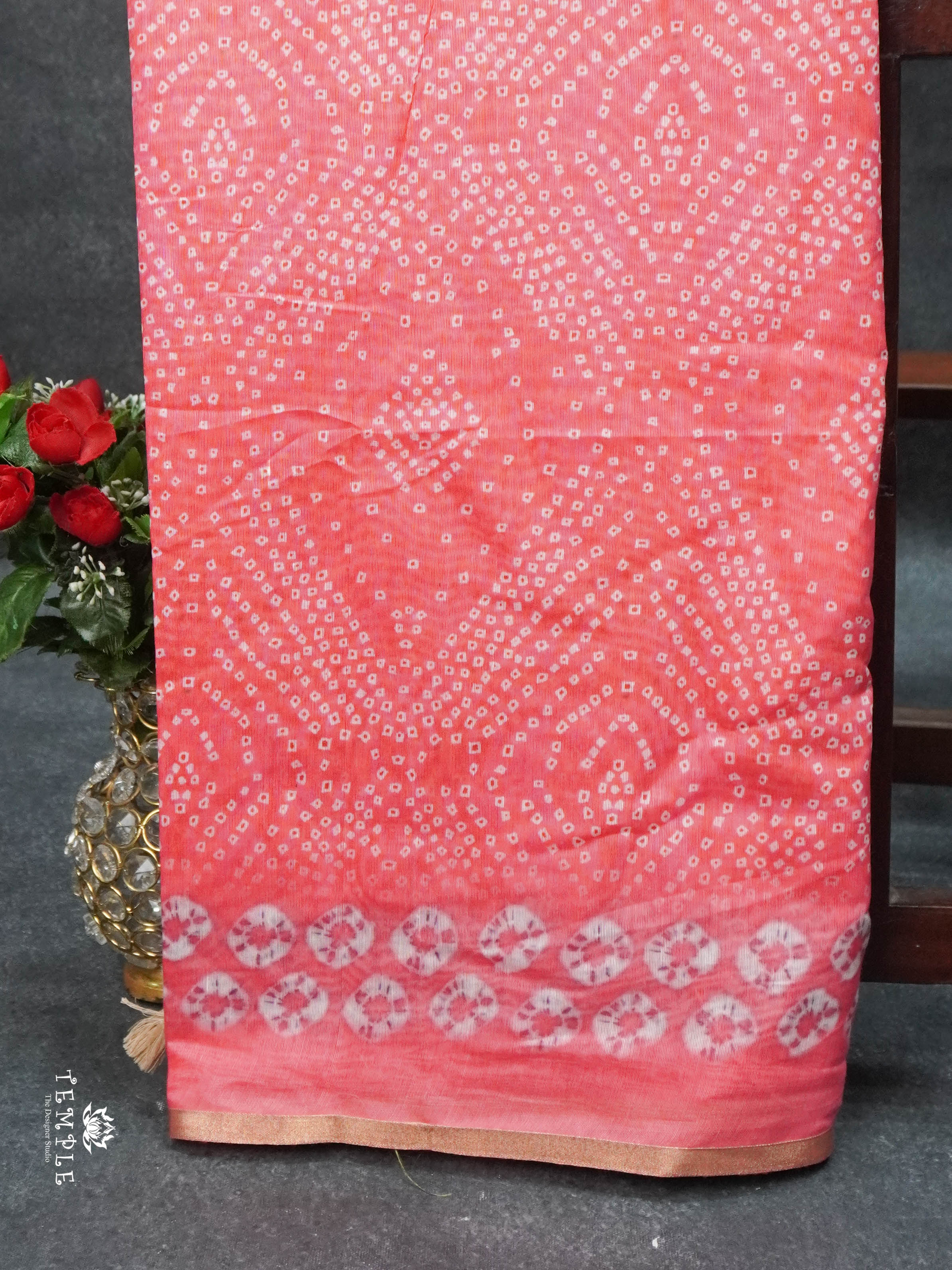 Summer Loom Cotton Saree | TTDS1663