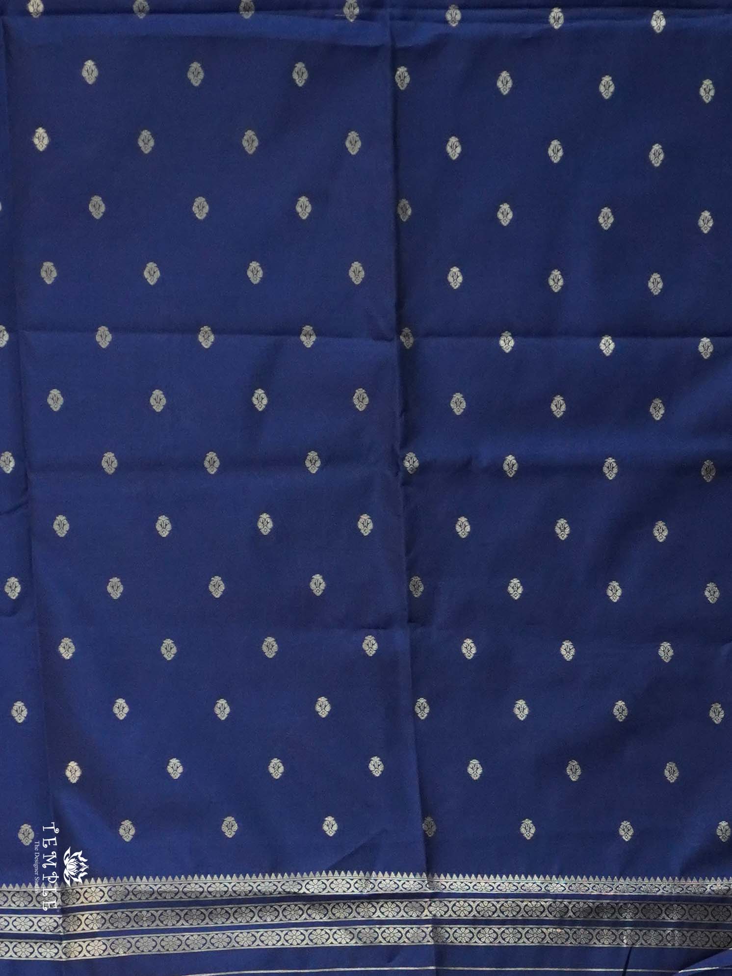 Semi Silk Saree With Zari Weaving Border | TTDS2637