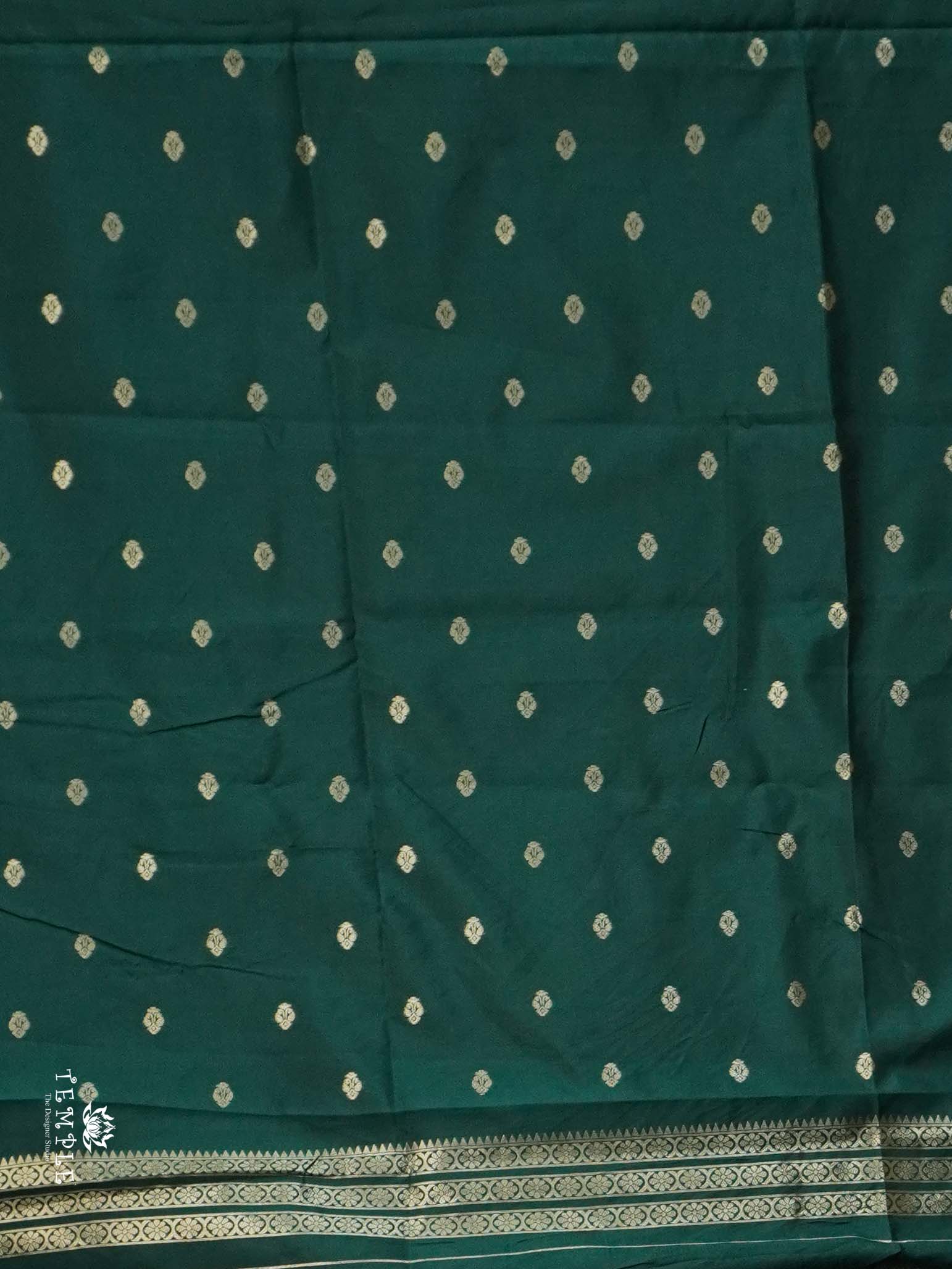 Semi Silk Saree With Zari Weaving Border | TTDS2637