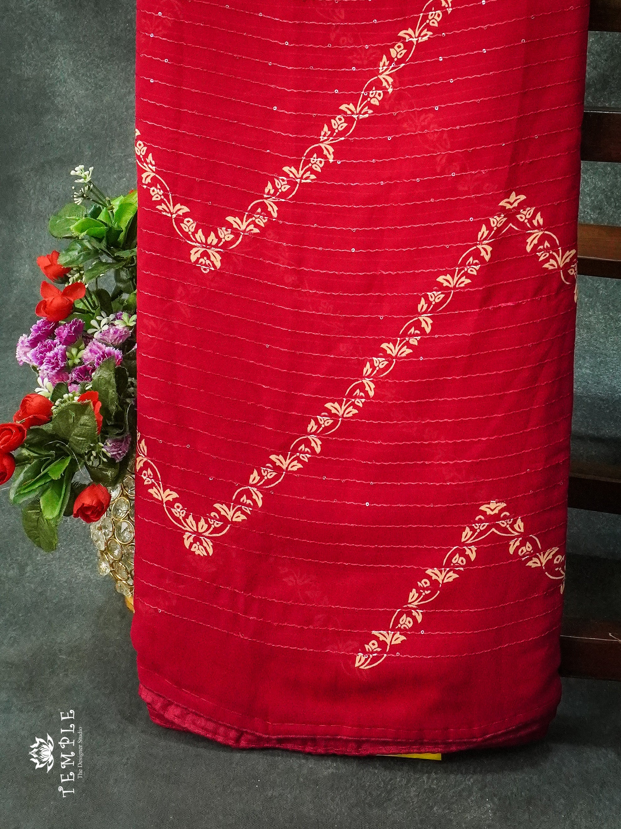 Georgette Saree | TTDS1249 | Sparkling Deals