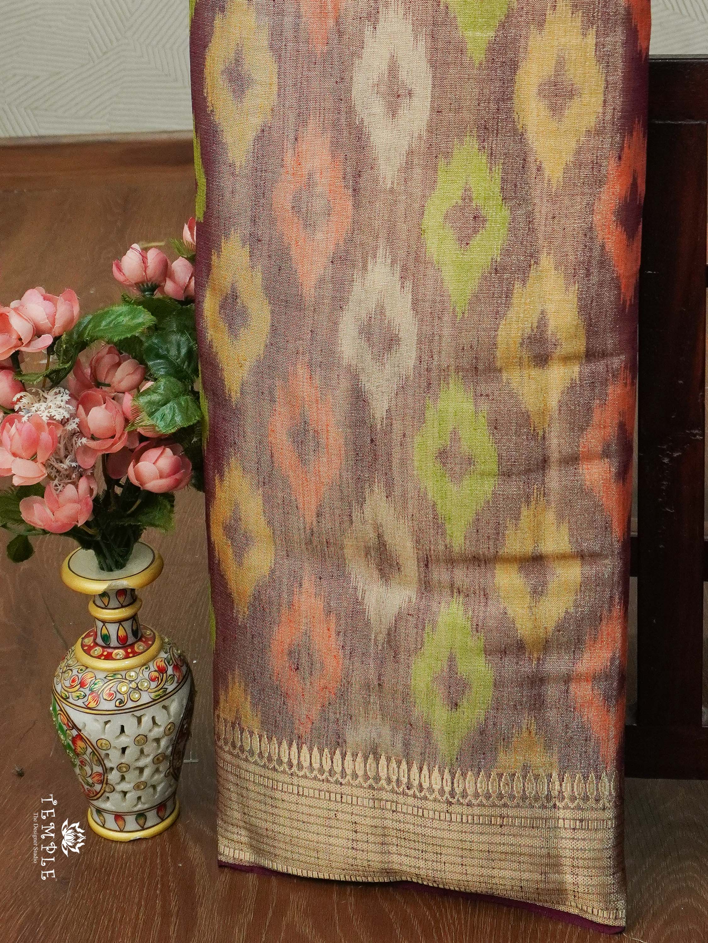 Linen Tissue Saree | TTDS2134