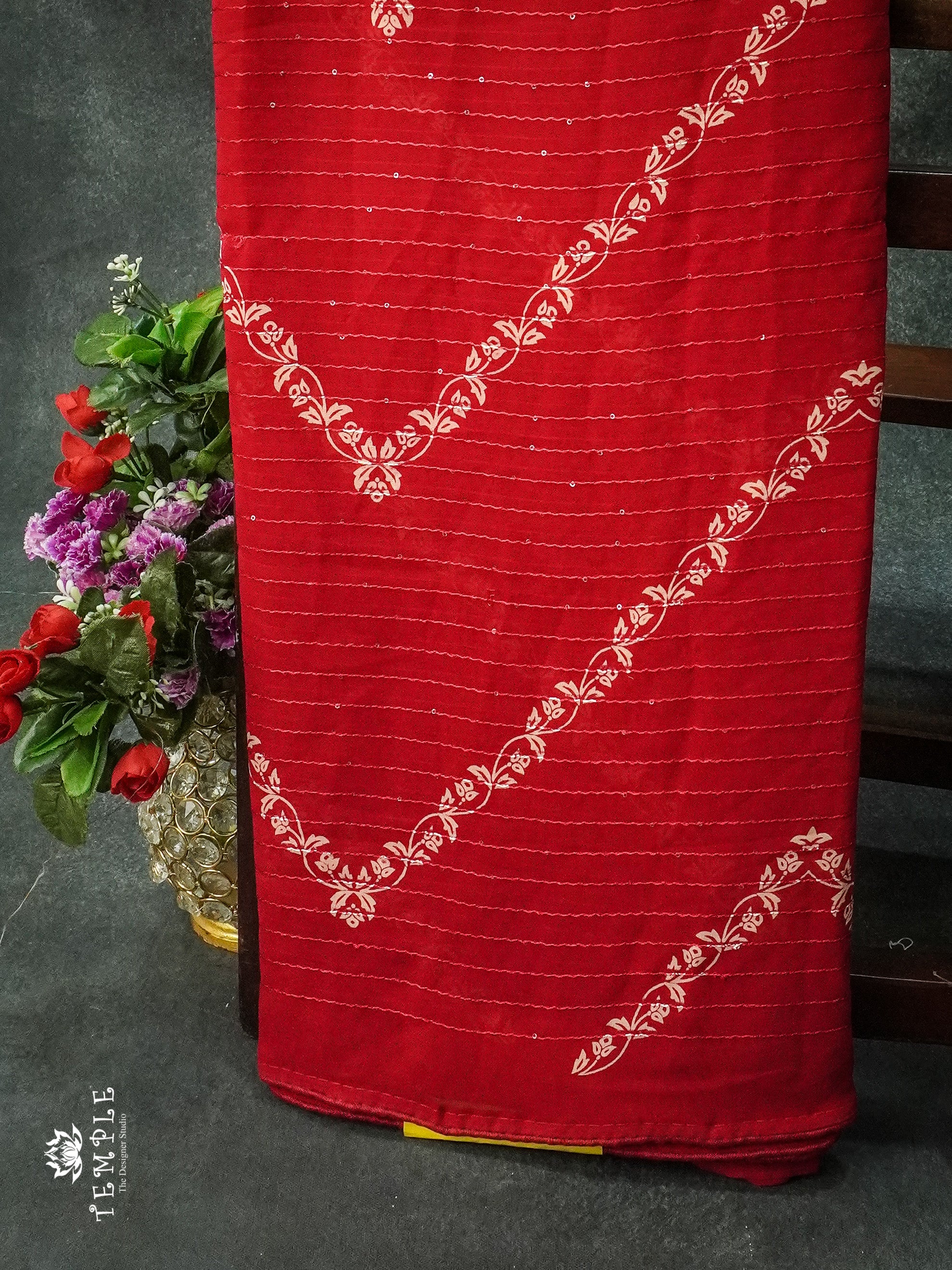 Georgette Saree |TTDS1249 | Sparkling Deals