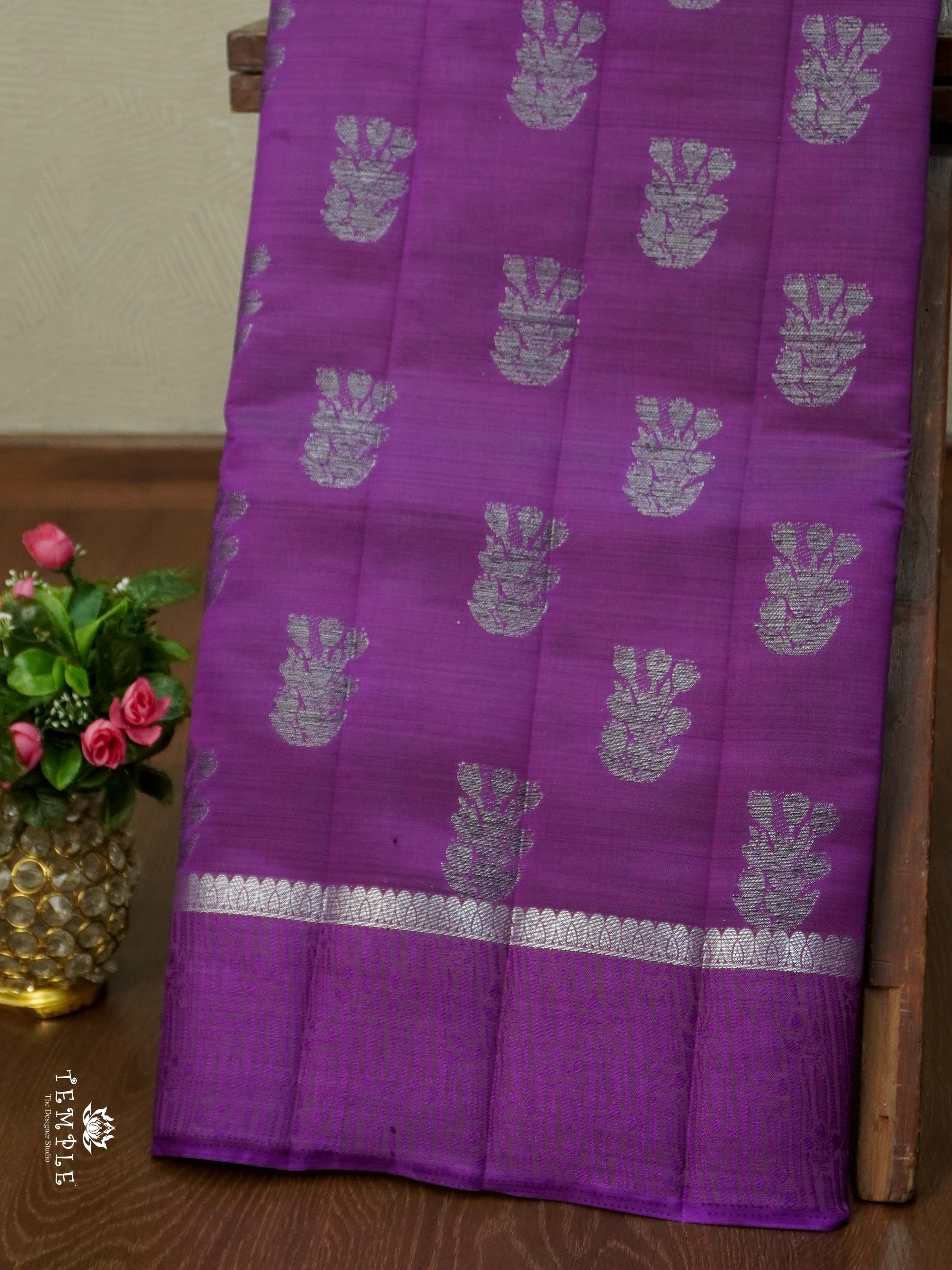 Tussar Silk Saree With Satin Border | TTDS2631 | Design 1
