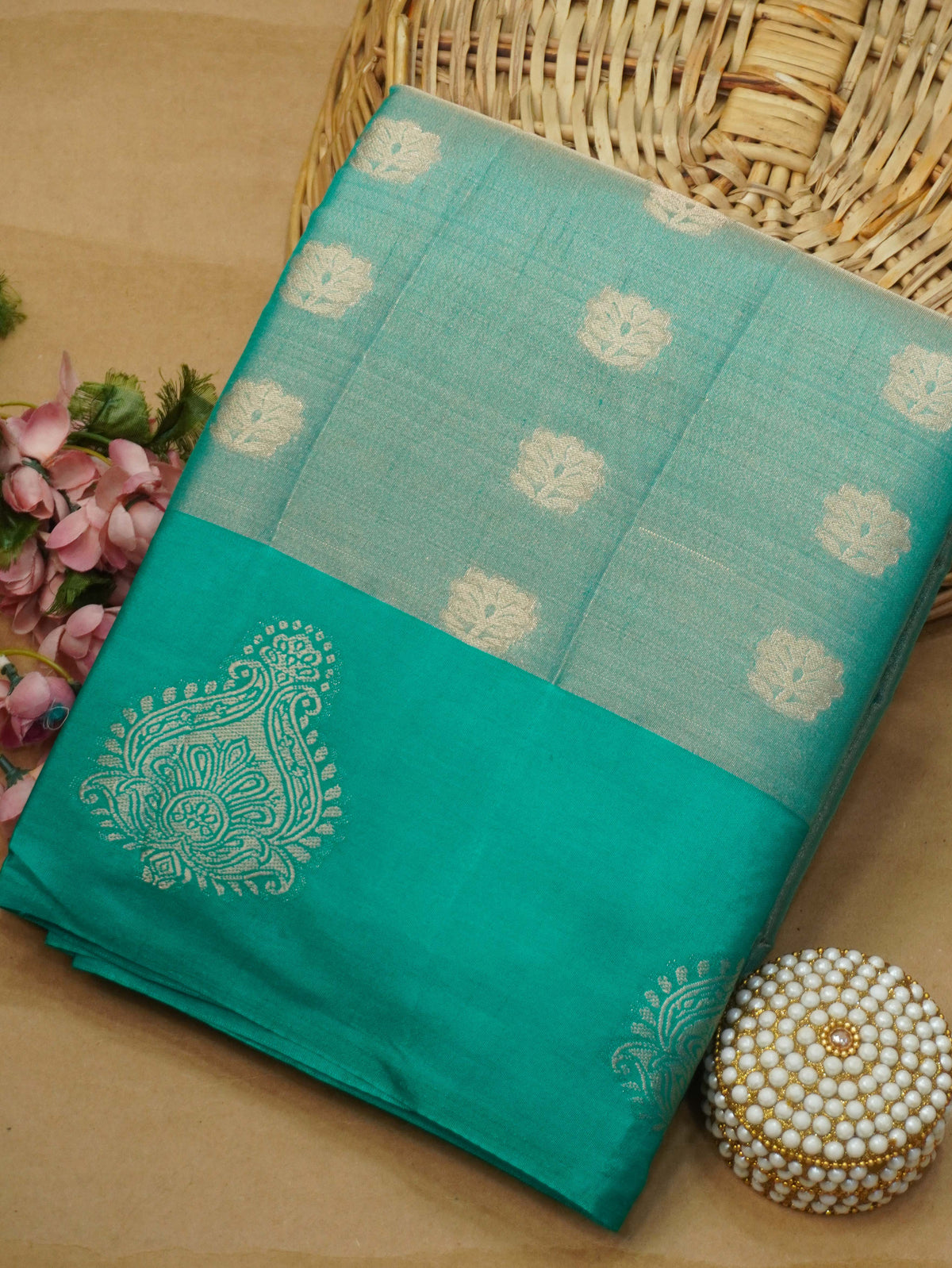 Tissue Tussar Silk Saree | TTDS3556