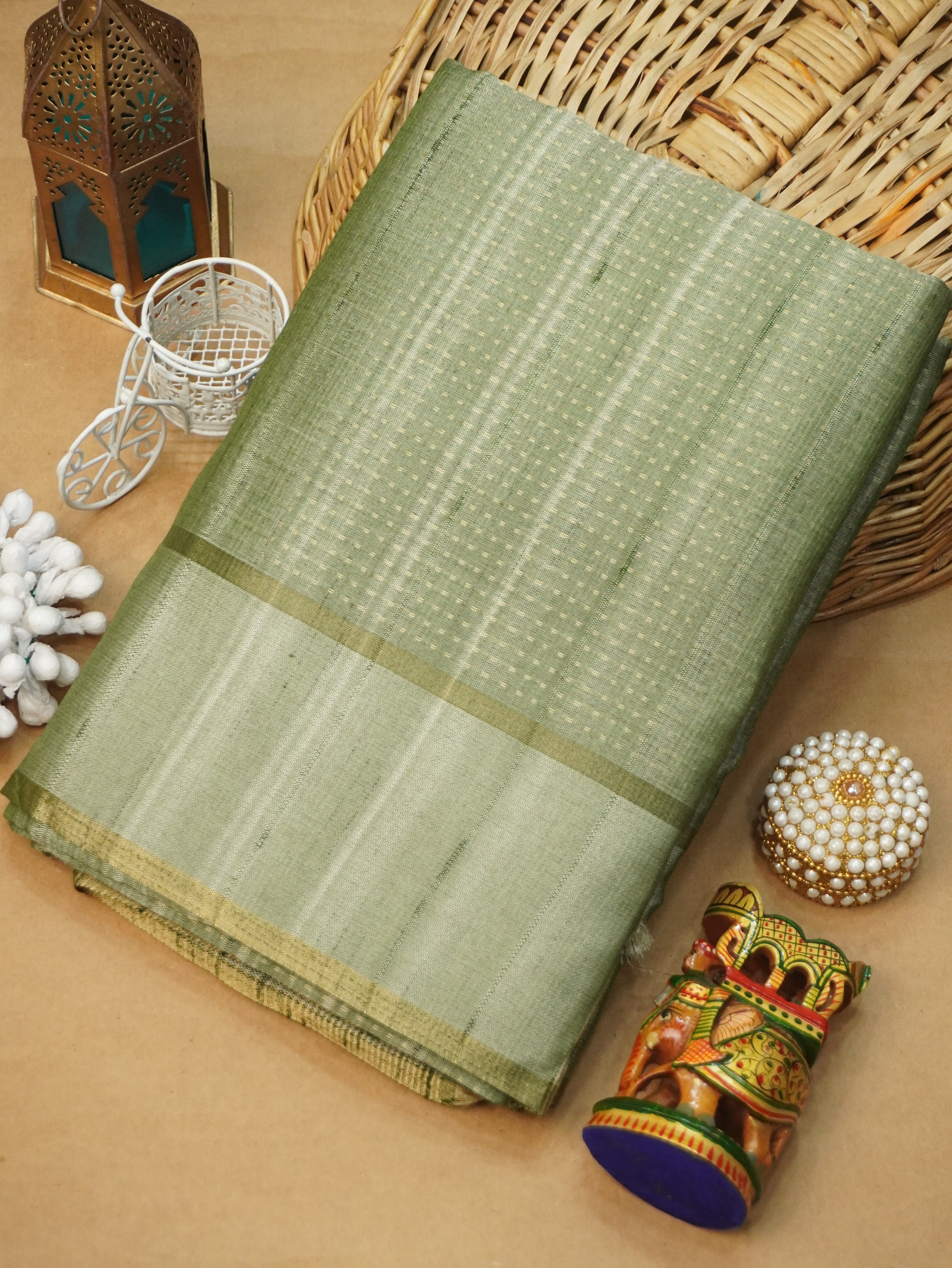 Chappa Tussar Silk Saree | TTDS3101